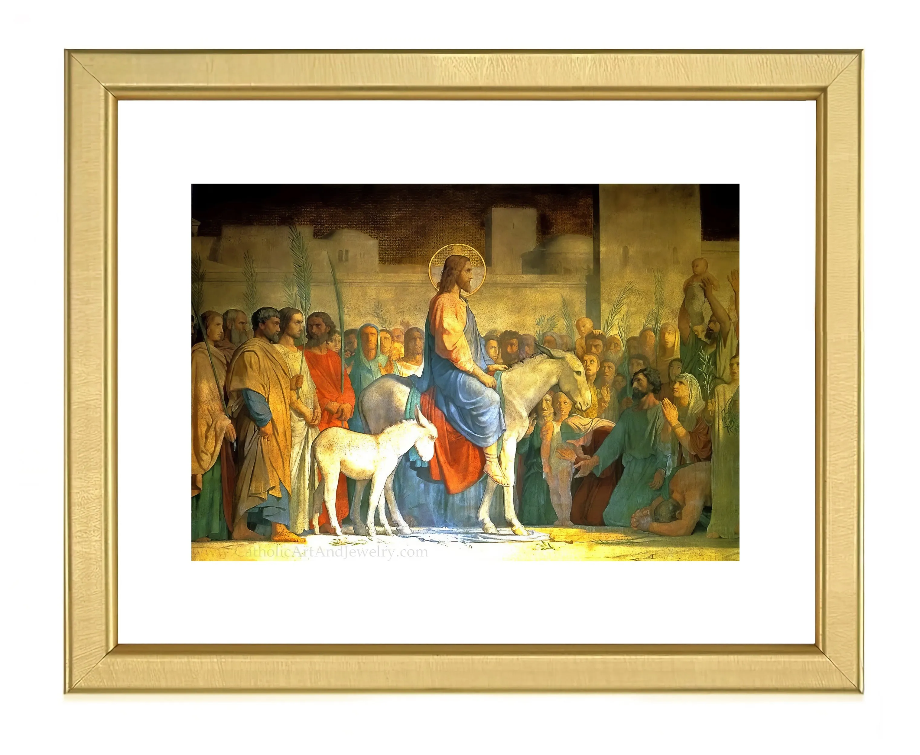 Christ's Entry into Jerusalem – Jean-Hippolyte Flandrin – Catholic Gift – Archival Quality