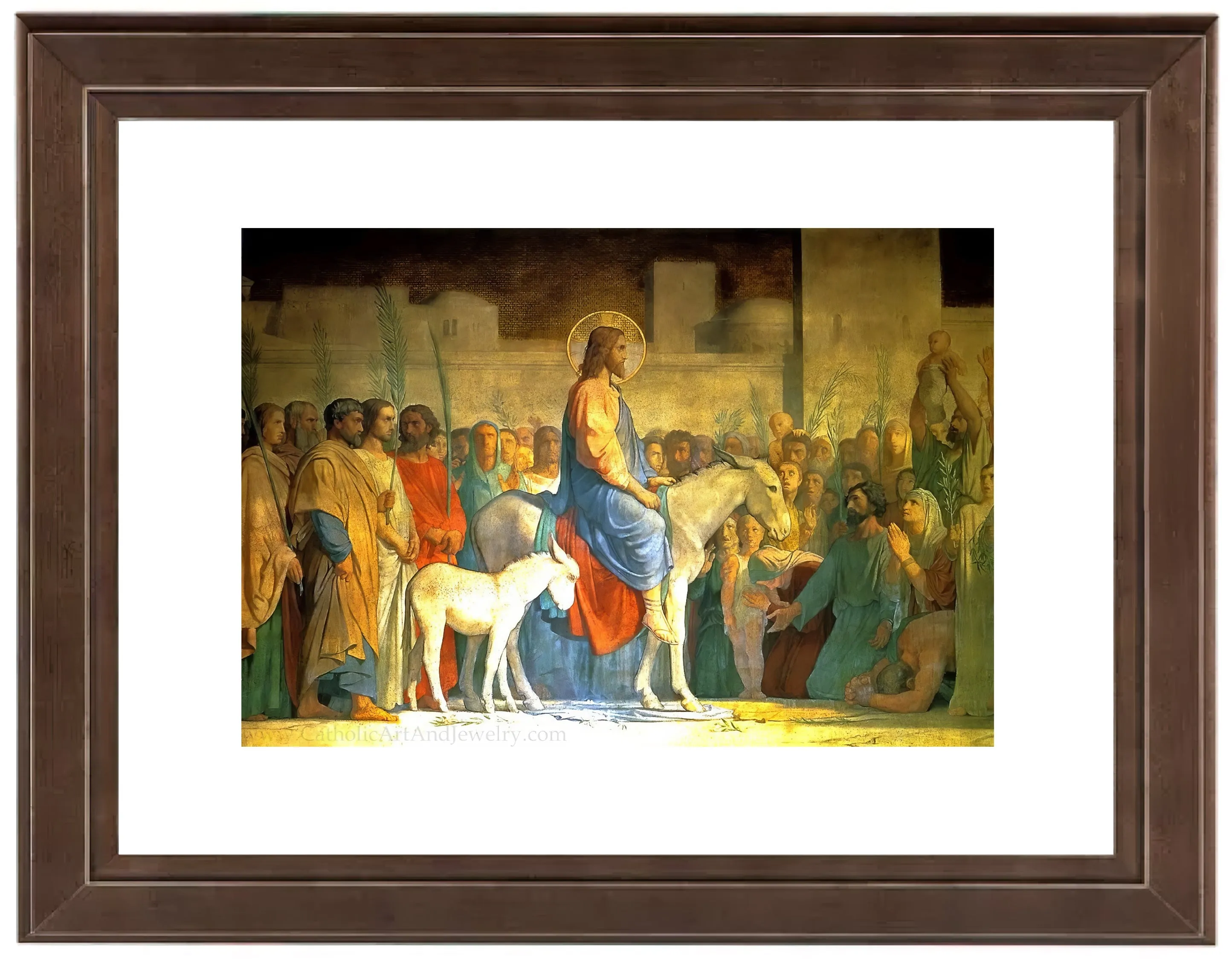 Christ's Entry into Jerusalem – Jean-Hippolyte Flandrin – Catholic Gift – Archival Quality