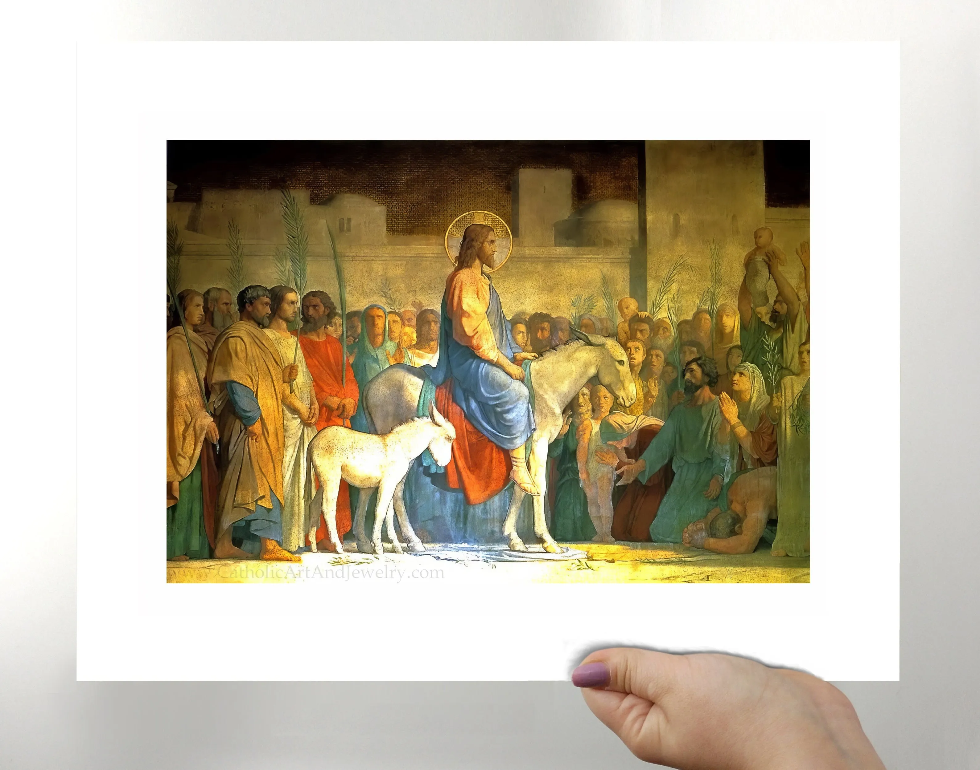 Christ's Entry into Jerusalem – Jean-Hippolyte Flandrin – Catholic Gift – Archival Quality