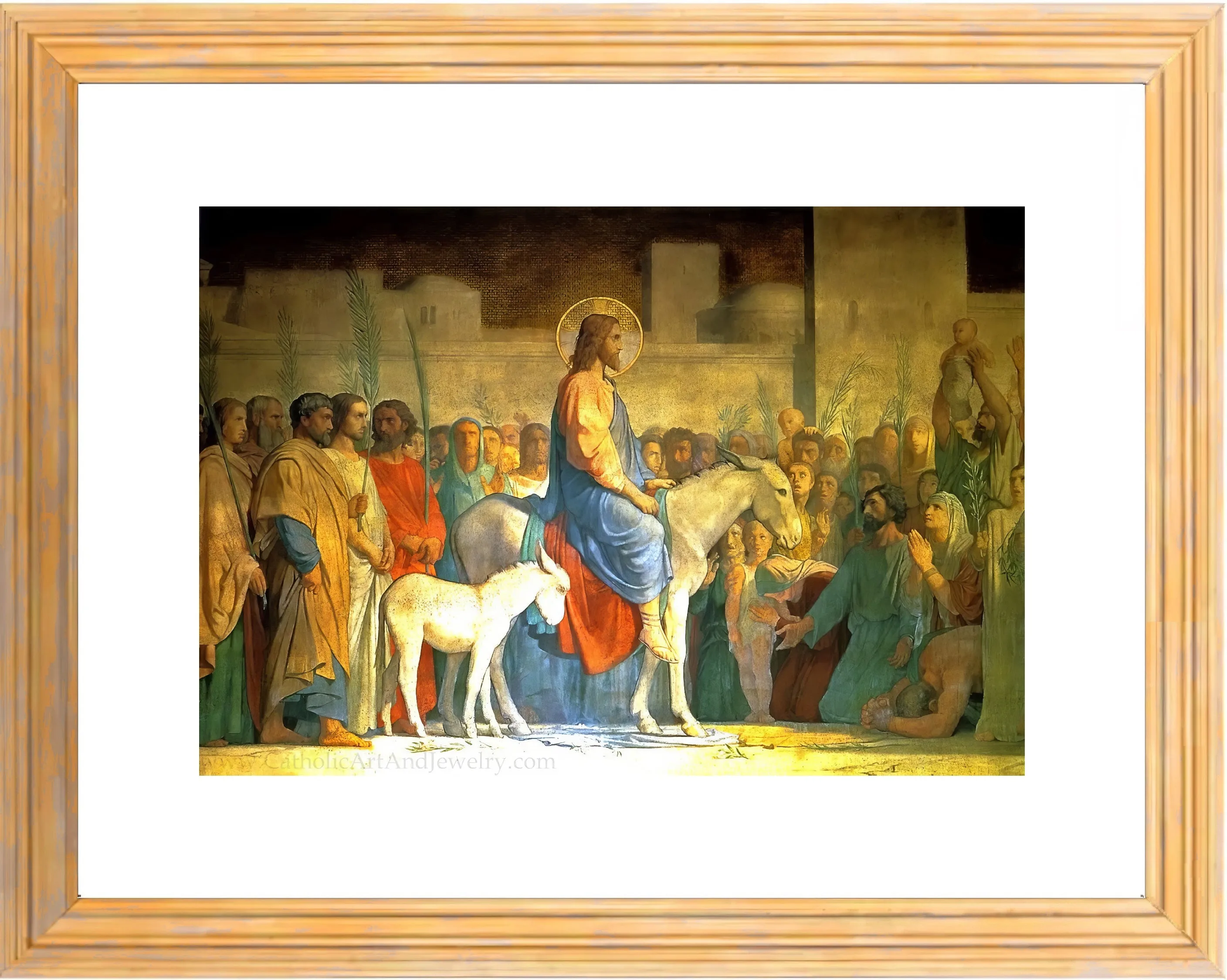 Christ's Entry into Jerusalem – Jean-Hippolyte Flandrin – Catholic Gift – Archival Quality