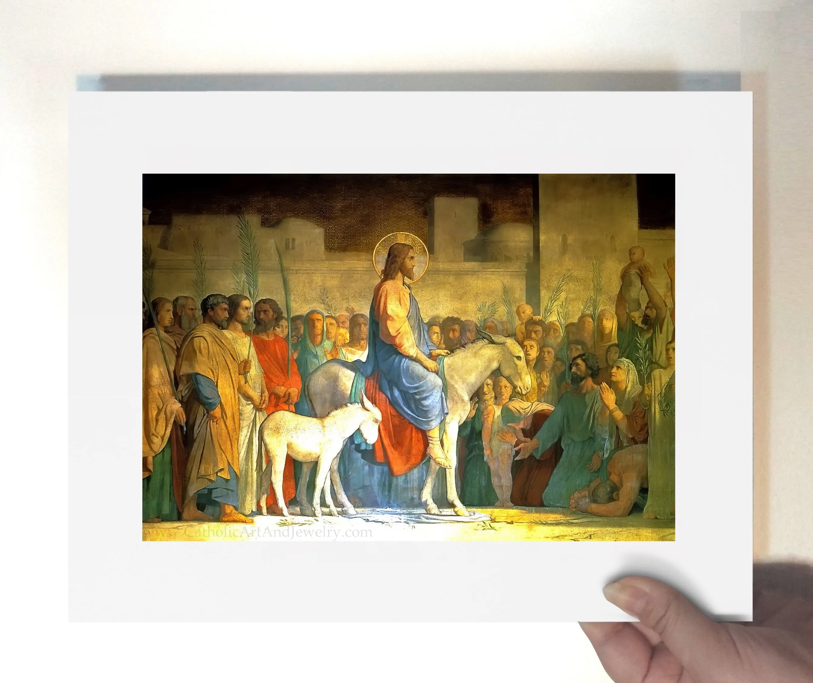 Christ's Entry into Jerusalem – Jean-Hippolyte Flandrin – Catholic Gift – Archival Quality