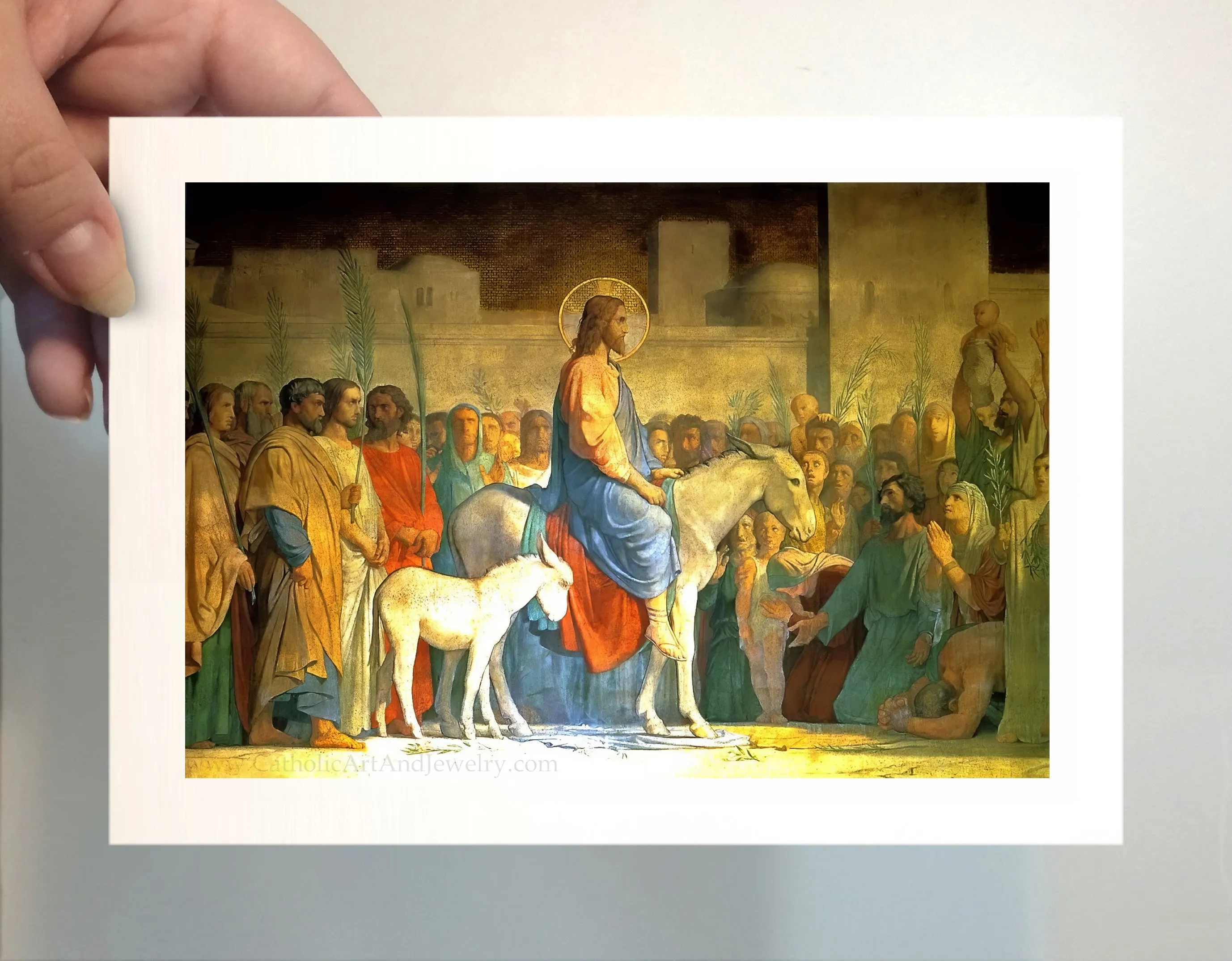 Christ's Entry into Jerusalem – Jean-Hippolyte Flandrin – Catholic Gift – Archival Quality