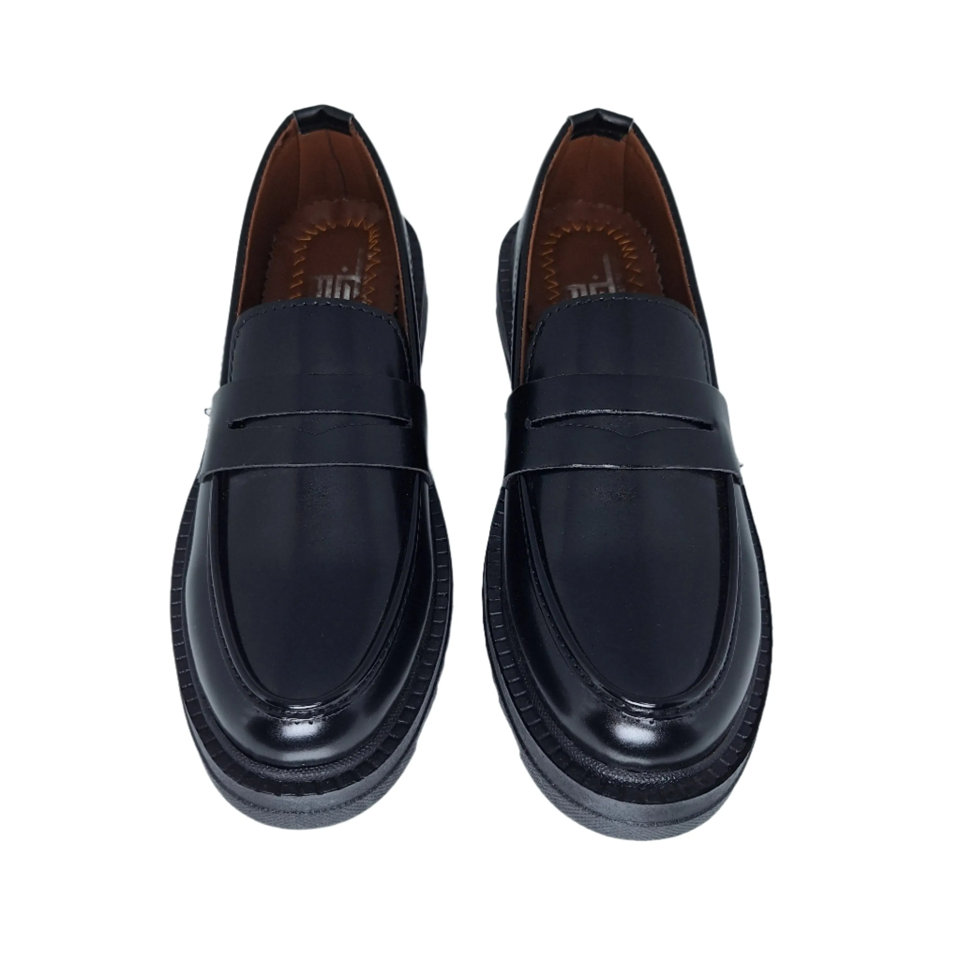 Chunky Penny Loafers - BLK