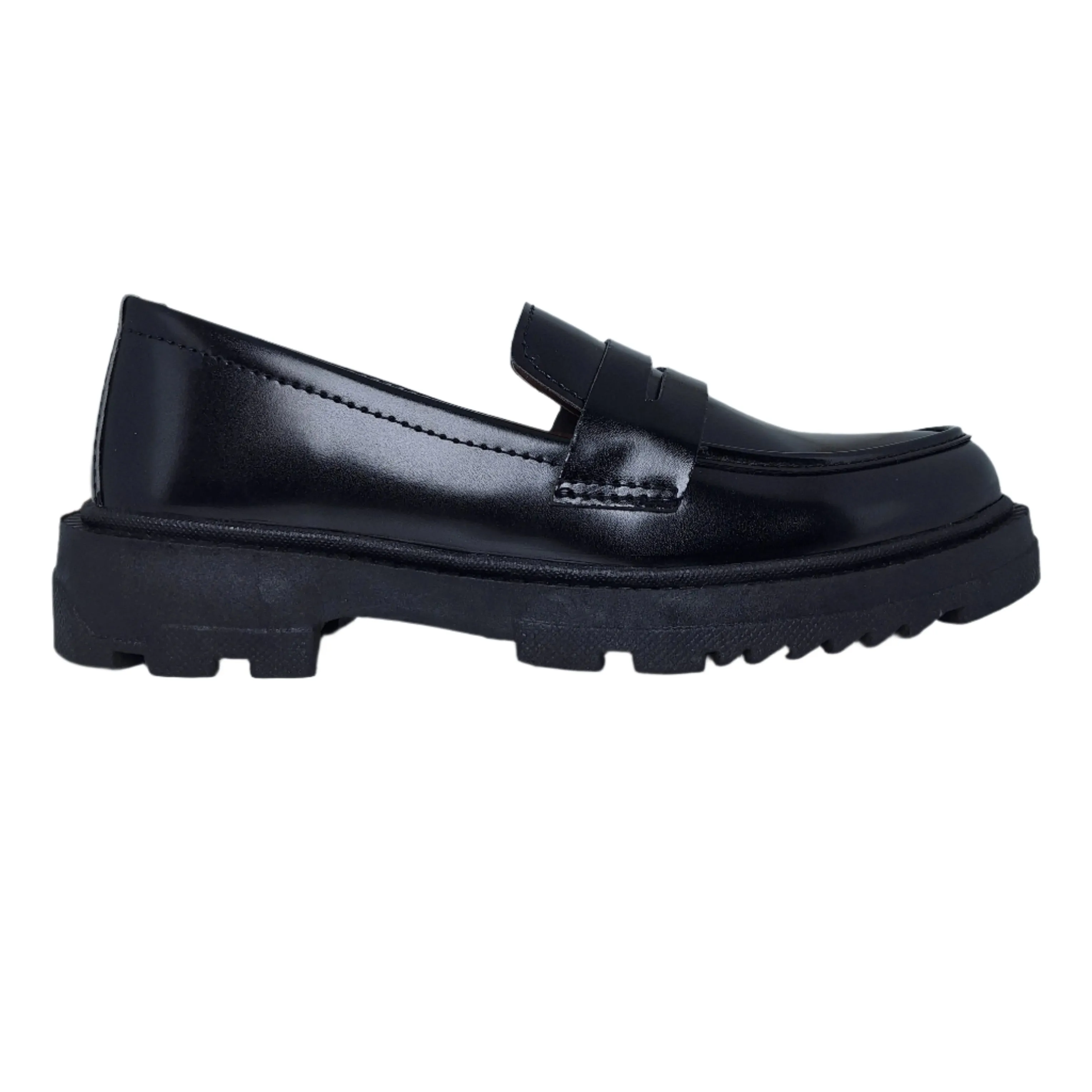 Chunky Penny Loafers - BLK