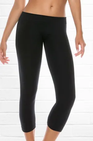 Control Body 610253 3/4 Length Sports Leggings Nero