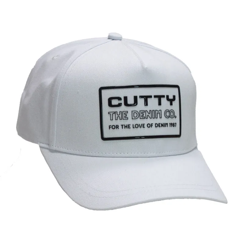 Cutty Men Bevon Peak Cap - White