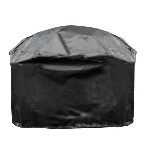Dellonda Fire Pit, Fireplace, Outdoor Patio Heater PVC Cover, Water Resistant, Heavy Duty
