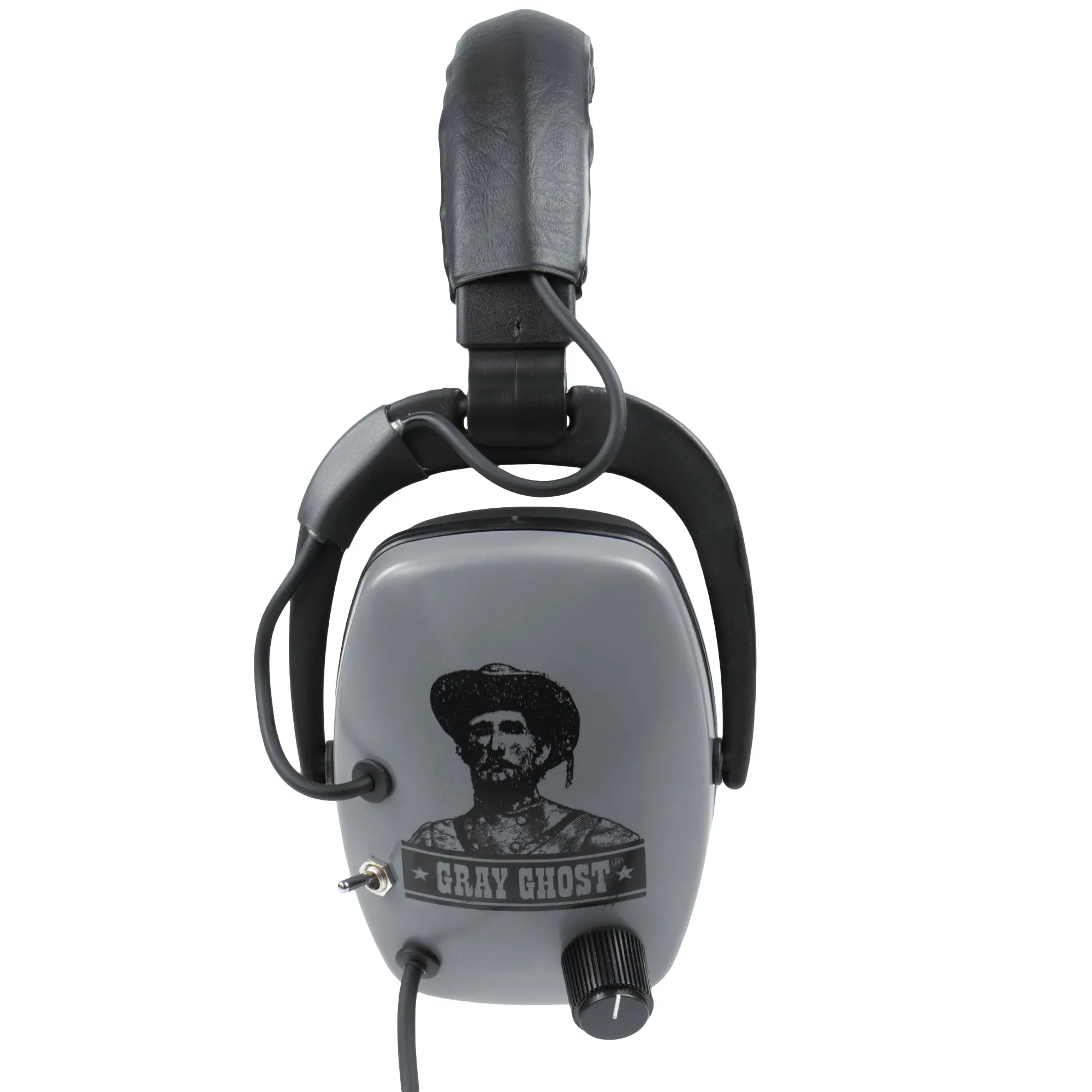 DetectorPro Original Gray Ghost Platinum Series Headphones with 1/4" Angle Plug