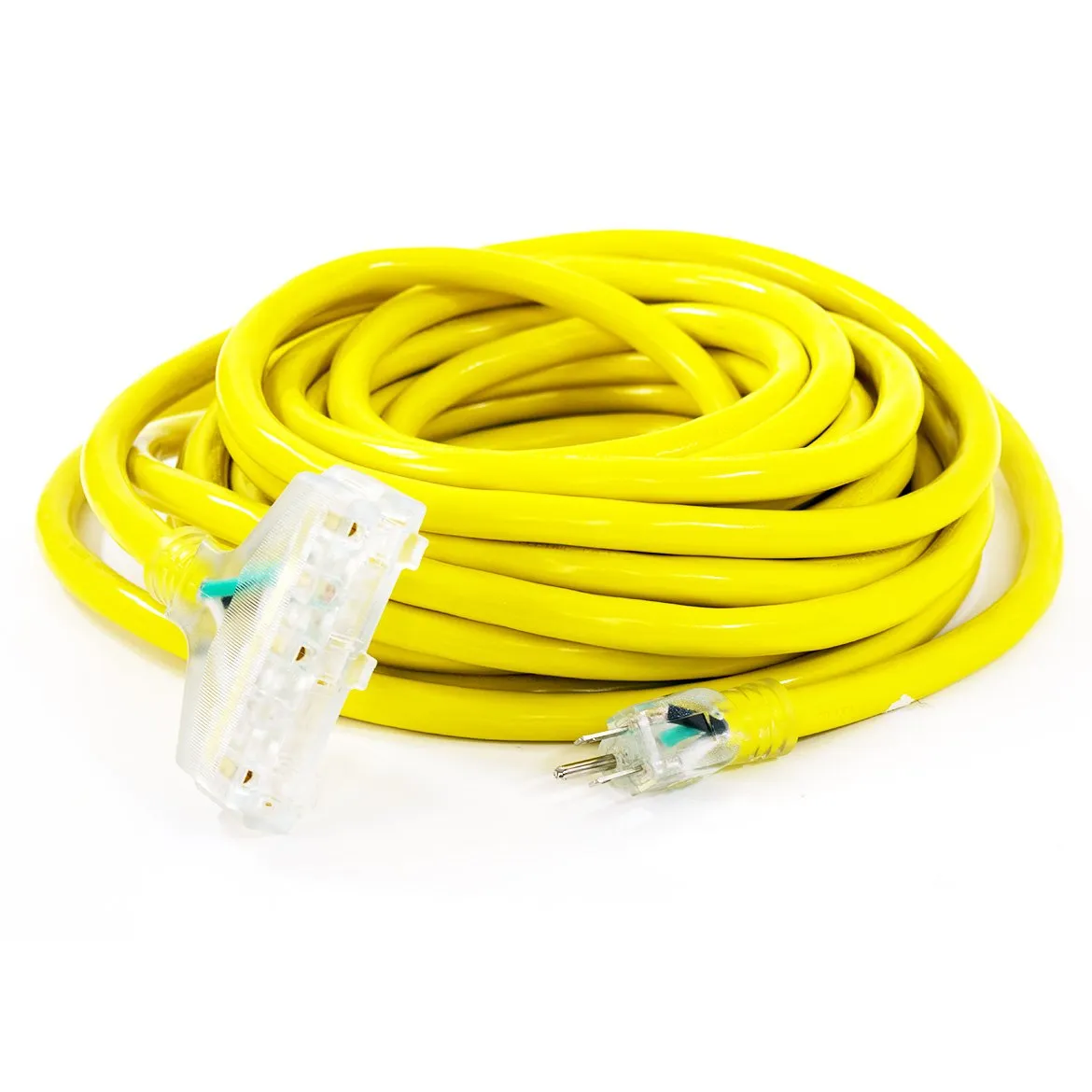 DuroMax XPC10025C 25-Foot 10 Gauge Triple Tap Extension Power Cord