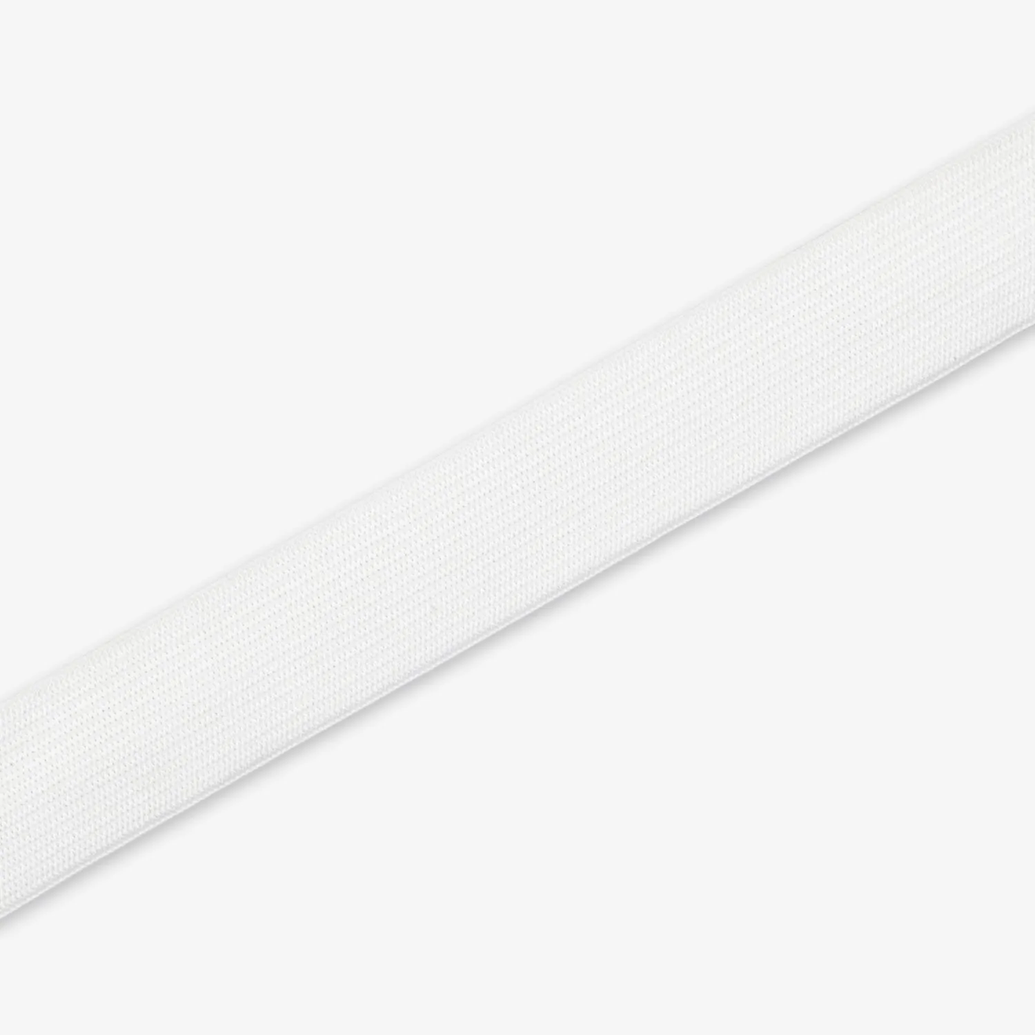 Elastic Knitted White 25mm (Waistbands / Garments / cuffs)
