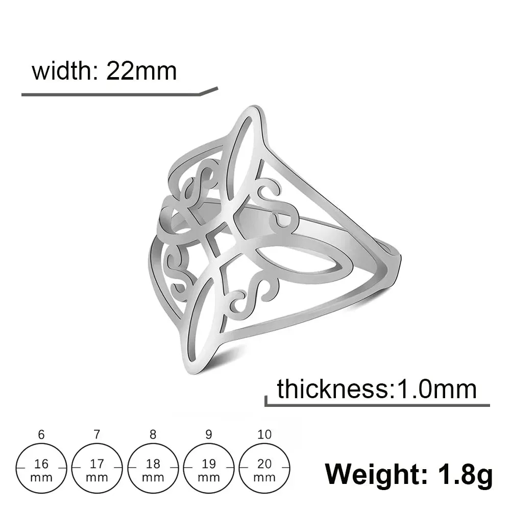 Elegant Knot Ring