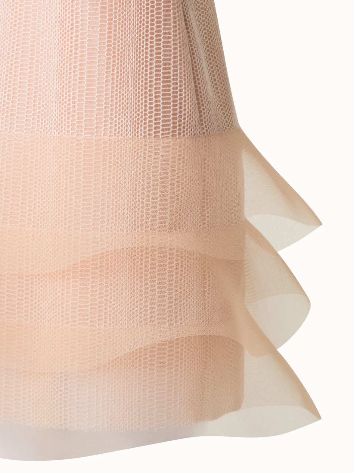 Embroided Cocktail Dress with Waves