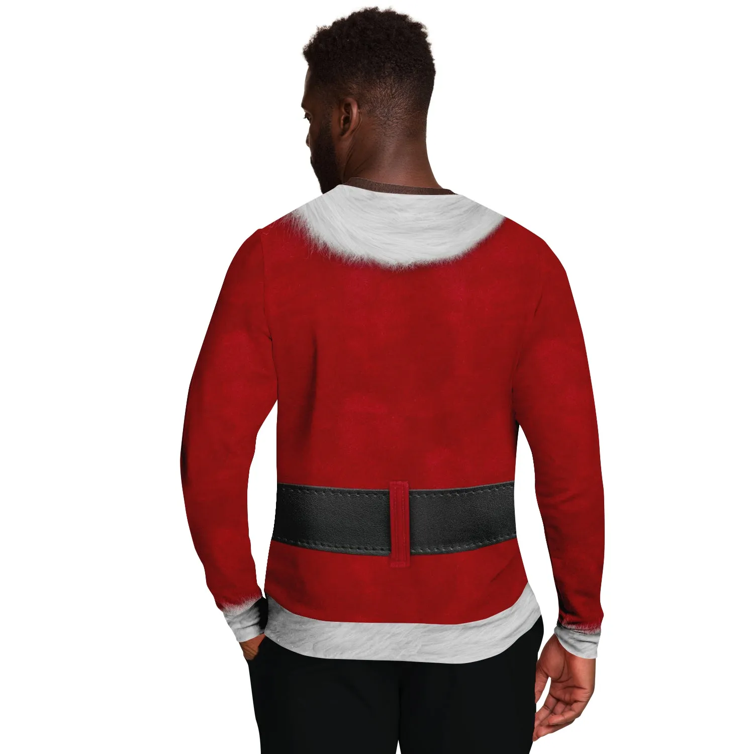 Fit Santa - African American - Athletic Sweatshirt