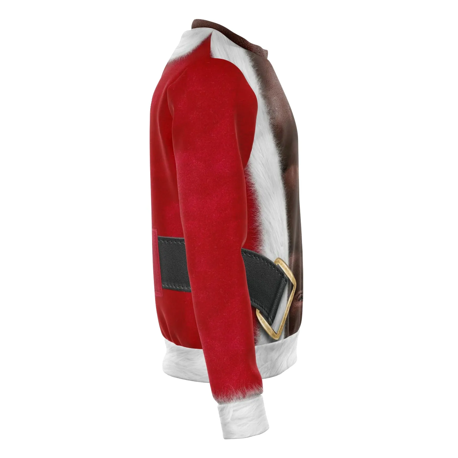Fit Santa - African American - Athletic Sweatshirt