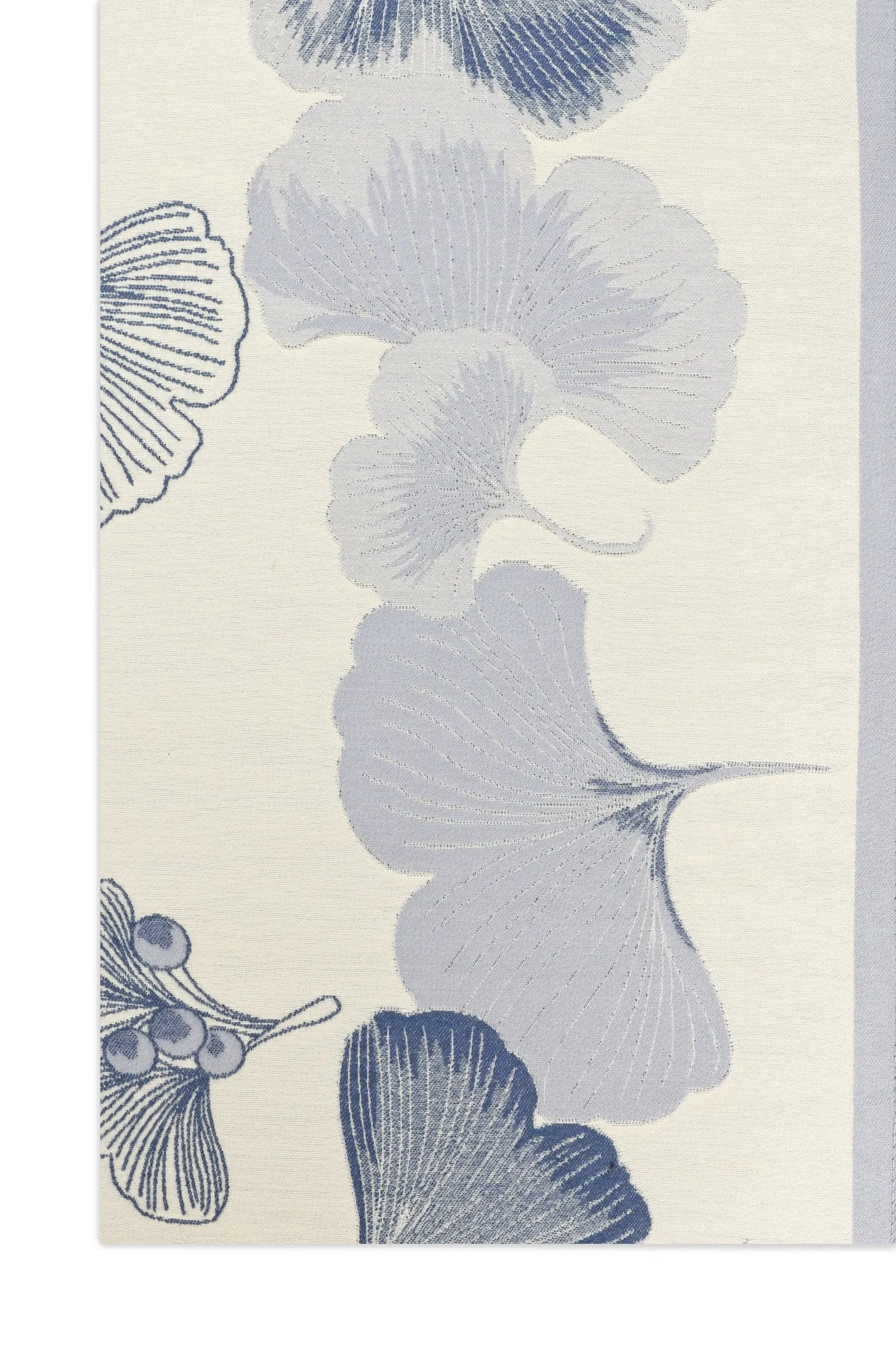 FLORAL NOIR WRAP-BLUE