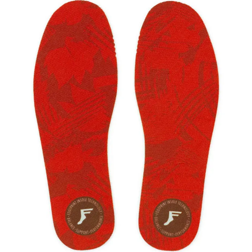 Footprint Kingfoam Flat Insoles 5mm Red Camo