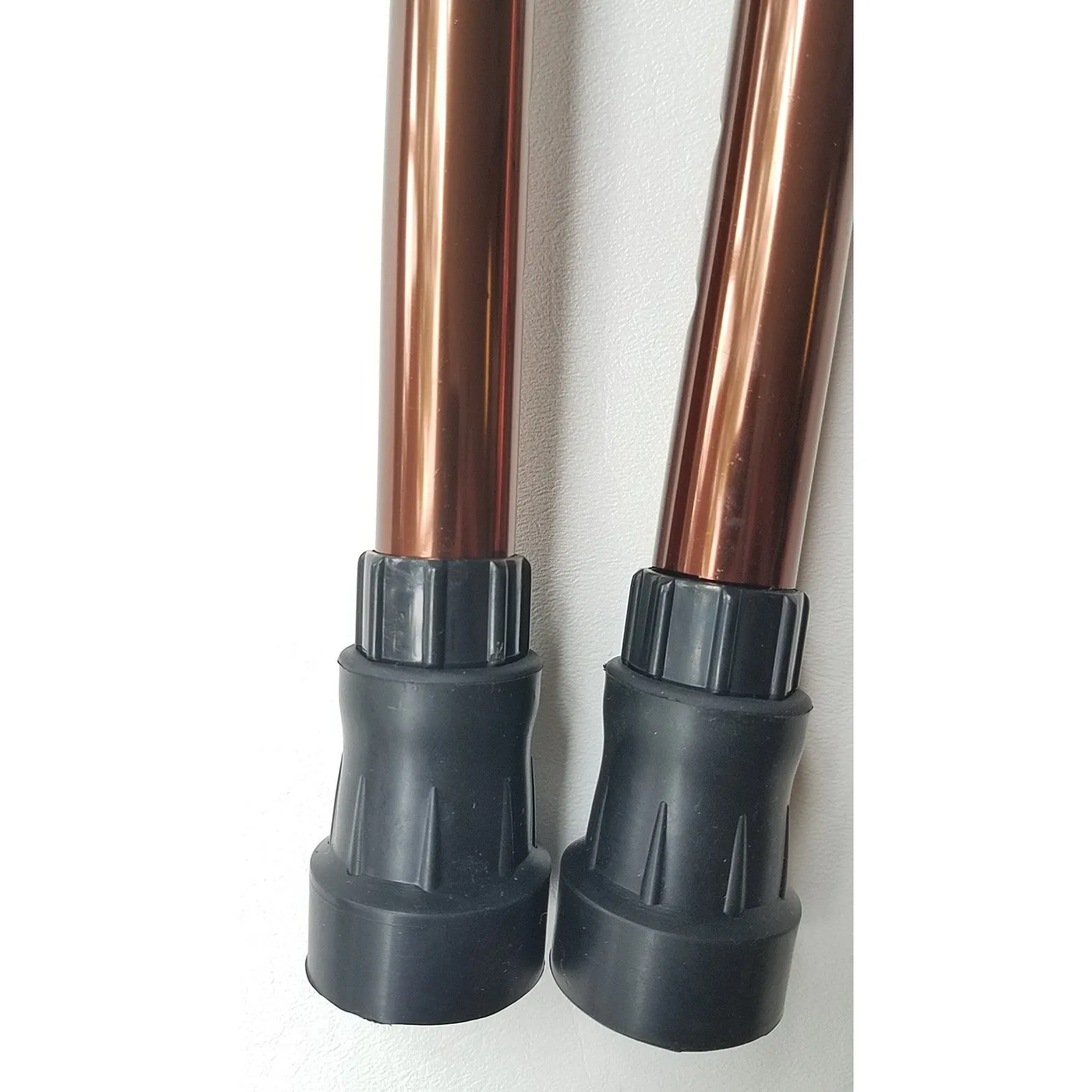 Forearm Crutches Walking Lightweight Adjustable Size M (Pair) Bronze Color NEW