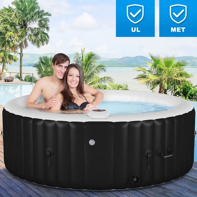 Goplus Inflatable Bubble Massage Spa - 4 people