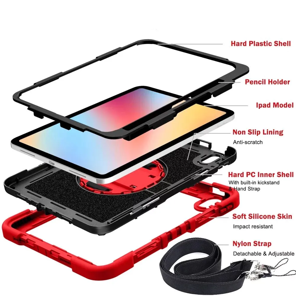 GripGuard iPad Case with Multi-Angle Stand