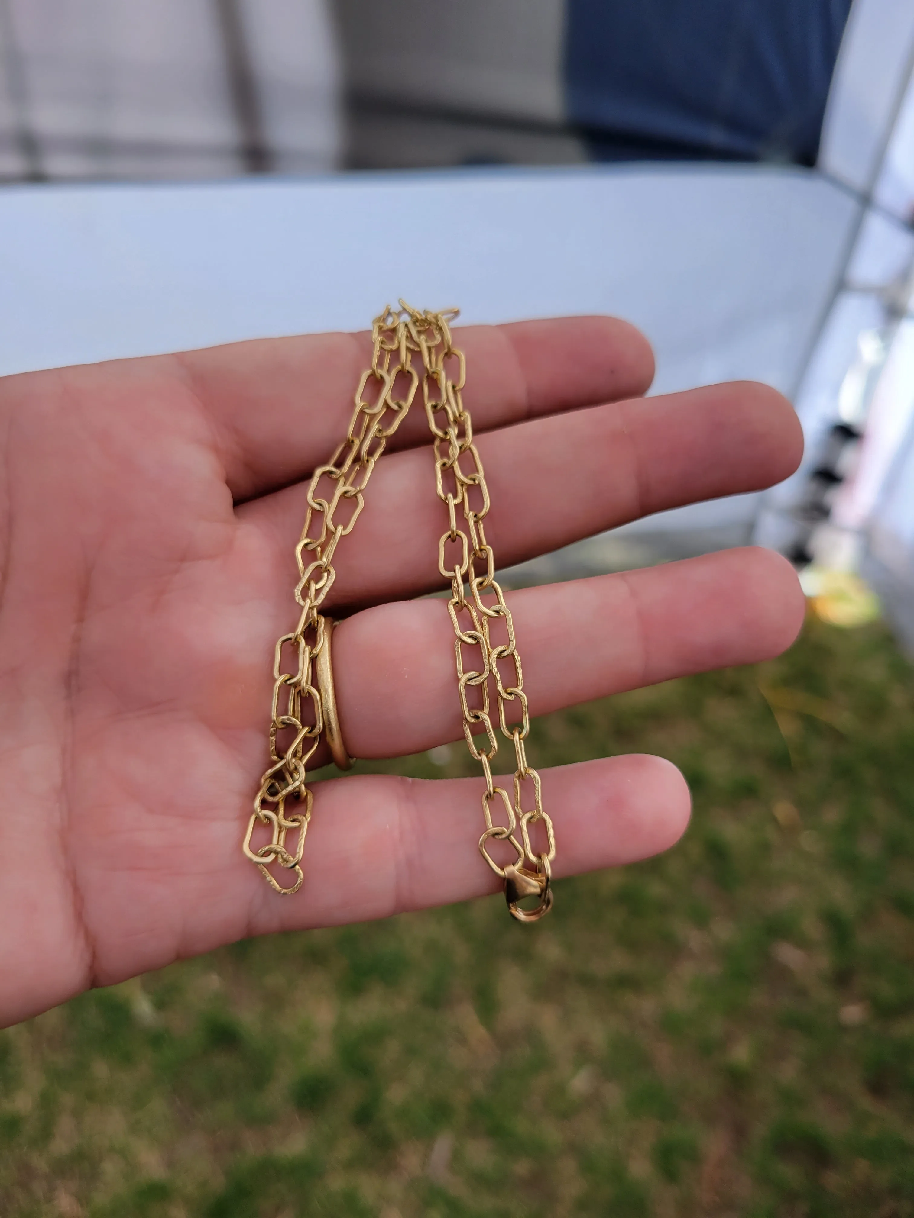 Handcrafted 18k Gold Choker Chain