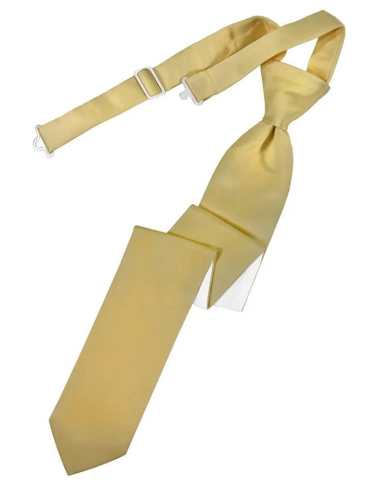 Harvest Maize Luxury Satin Skinny Necktie