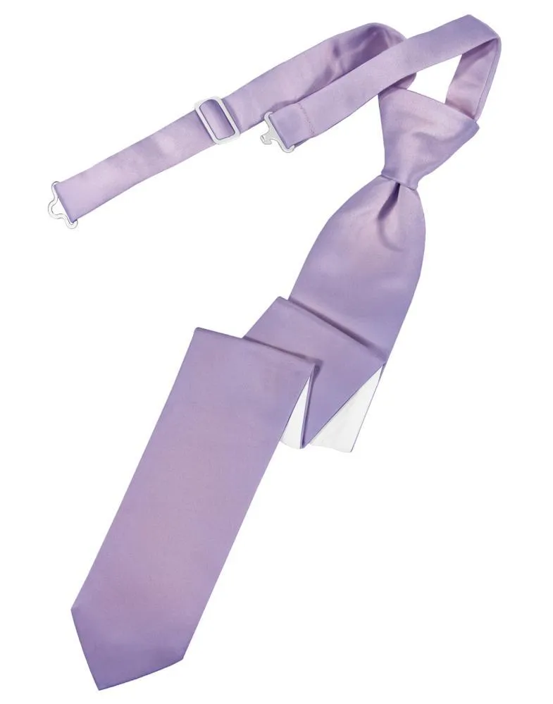 Heather Luxury Satin Skinny Necktie