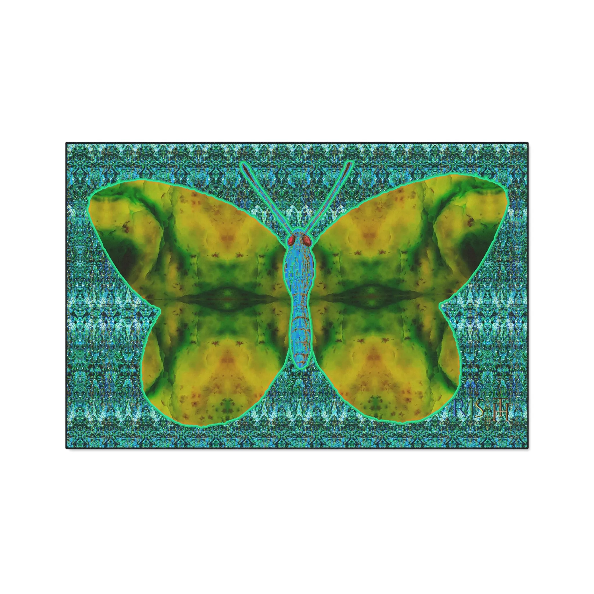 Heavy Duty Floor Mat (Butterfly Glade Denizen & Samhain Dream Thaw 12 & Blue Logo@Alchemic) RJSTH@Fabric#10_10 of 16 RJSTHw2025 RJS
