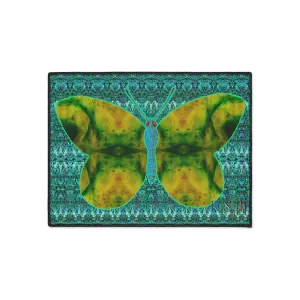 Heavy Duty Floor Mat (Butterfly Glade Denizen & Samhain Dream Thaw 12 & Blue Logo@Alchemic) RJSTH@Fabric#10_10 of 16 RJSTHw2025 RJS