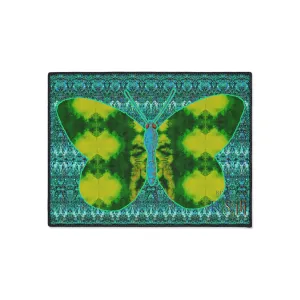 Heavy Duty Floor Mat (Butterfly Glade Denizen & Samhain Dream Thaw 12 & Blue Logo@Alchemic) RJSTH@Fabric#10_2 of 16 RJSTHw2025 RJS