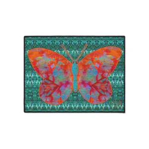 Heavy Duty Floor Mat (Butterfly Glade Denizen & Samhain Dream Thaw 12 & Blue Logo@Alchemic) RJSTH@Fabric#12_2 of 16 RJSTHw2025 RJS