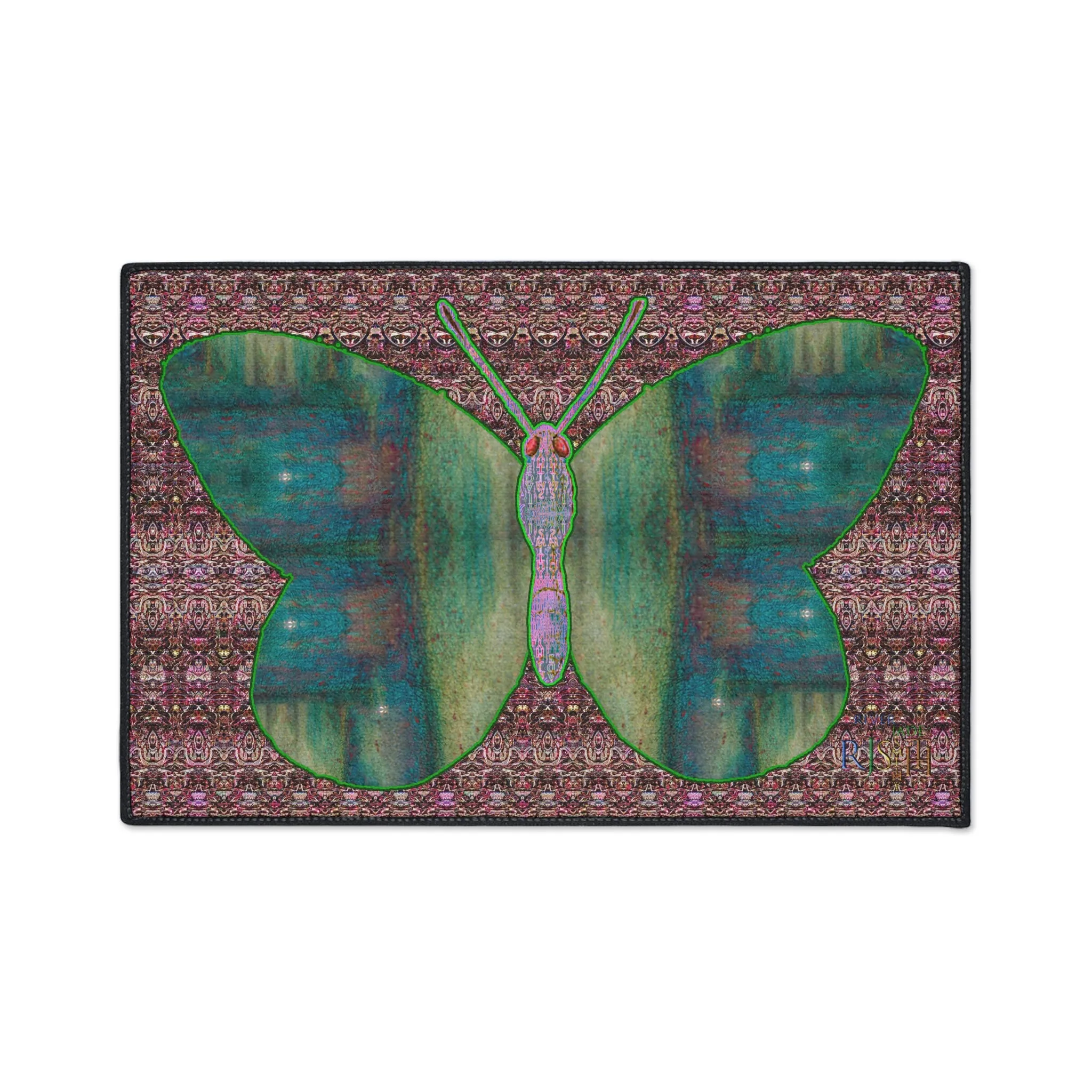 Heavy Duty Floor Mat (Butterfly Glade Denizen & Samhain Dream Thaw 14 & Purple Logo@Alchemic) RJSTH@Fabric#4_10 of 15 RJSTHw2025 RJS