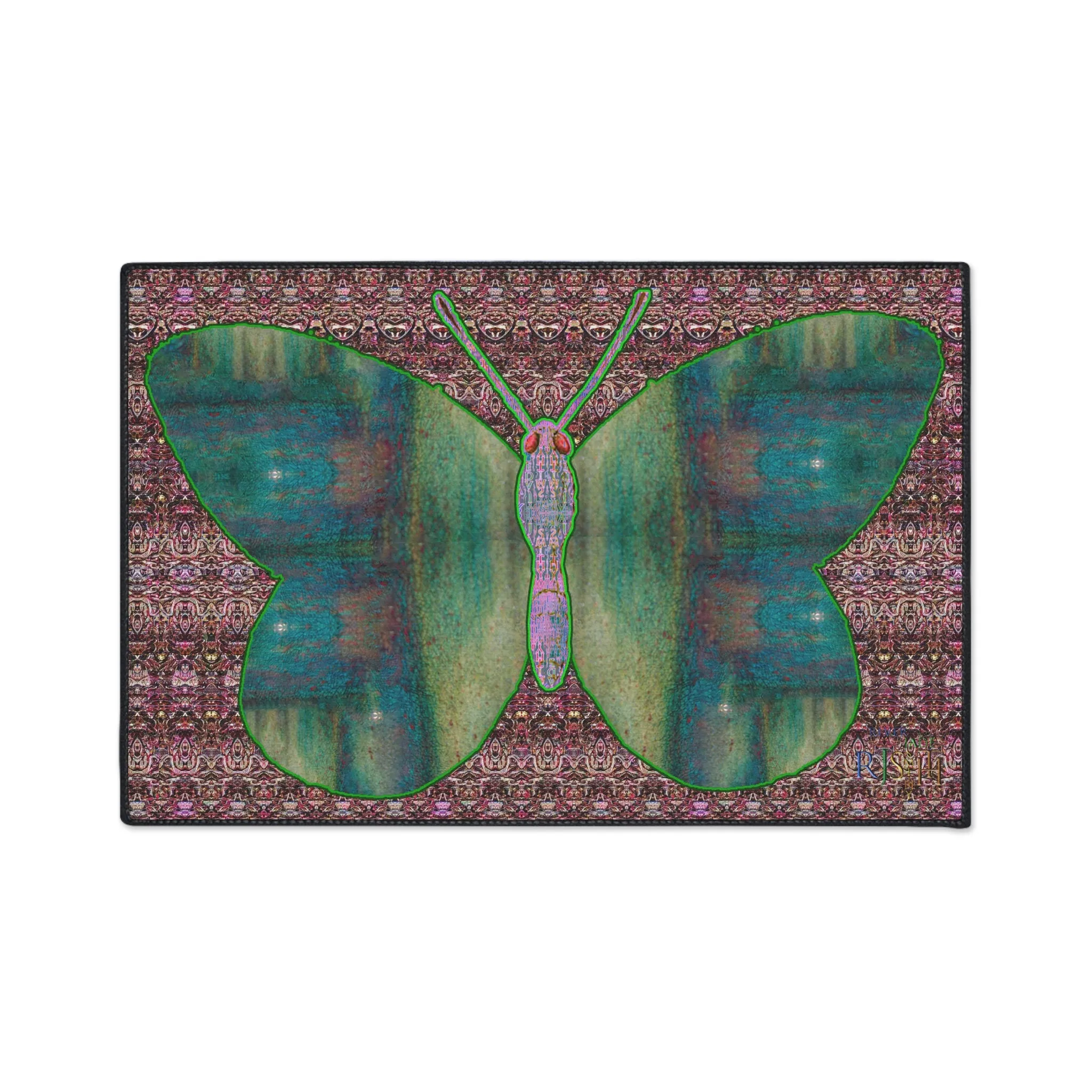 Heavy Duty Floor Mat (Butterfly Glade Denizen & Samhain Dream Thaw 14 & Purple Logo@Alchemic) RJSTH@Fabric#4_10 of 15 RJSTHw2025 RJS