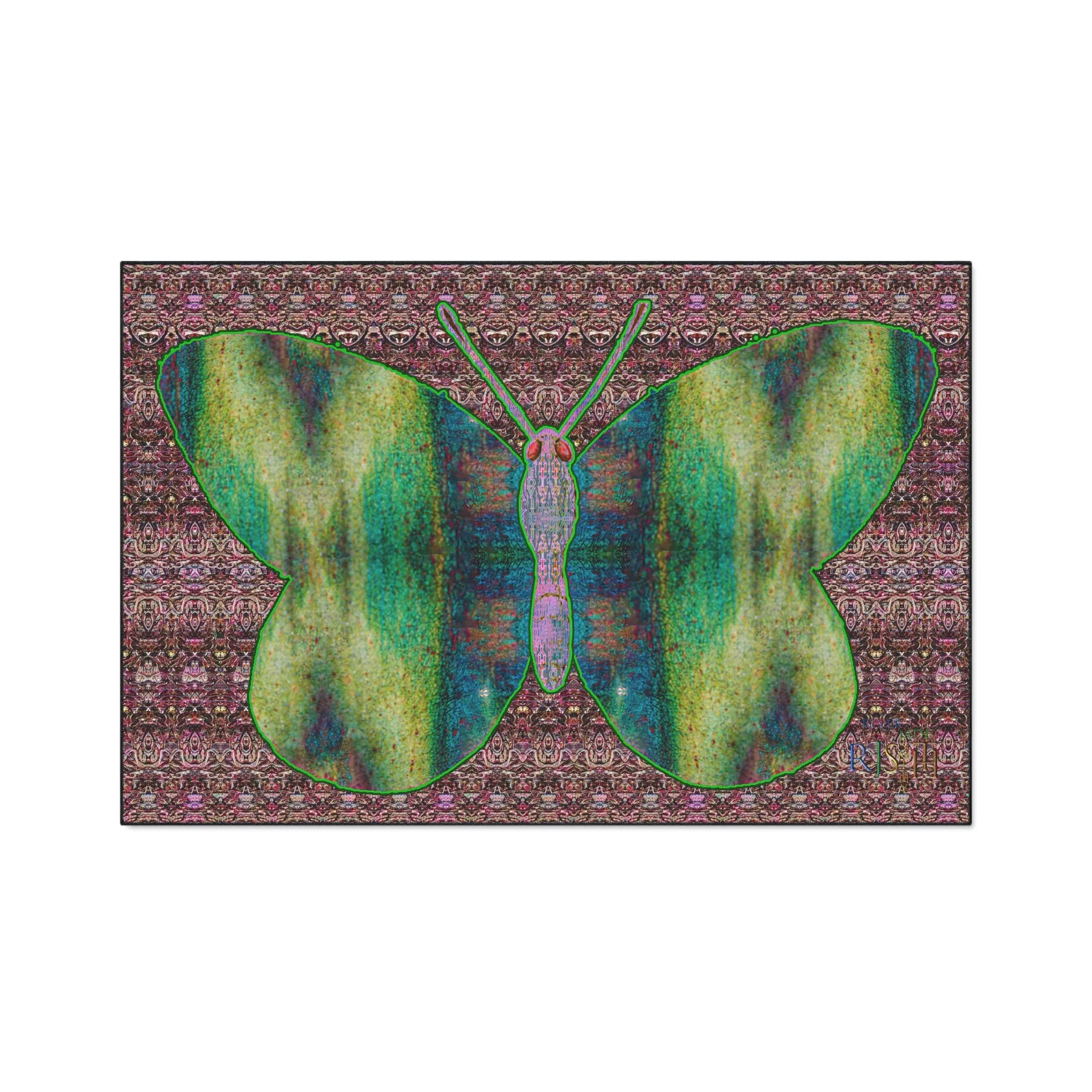 Heavy Duty Floor Mat (Butterfly Glade Denizen & Samhain Dream Thaw 14 & Purple Logo@Alchemic) RJSTH@Fabric#4_12 of 15 RJSTHw2025 RJS