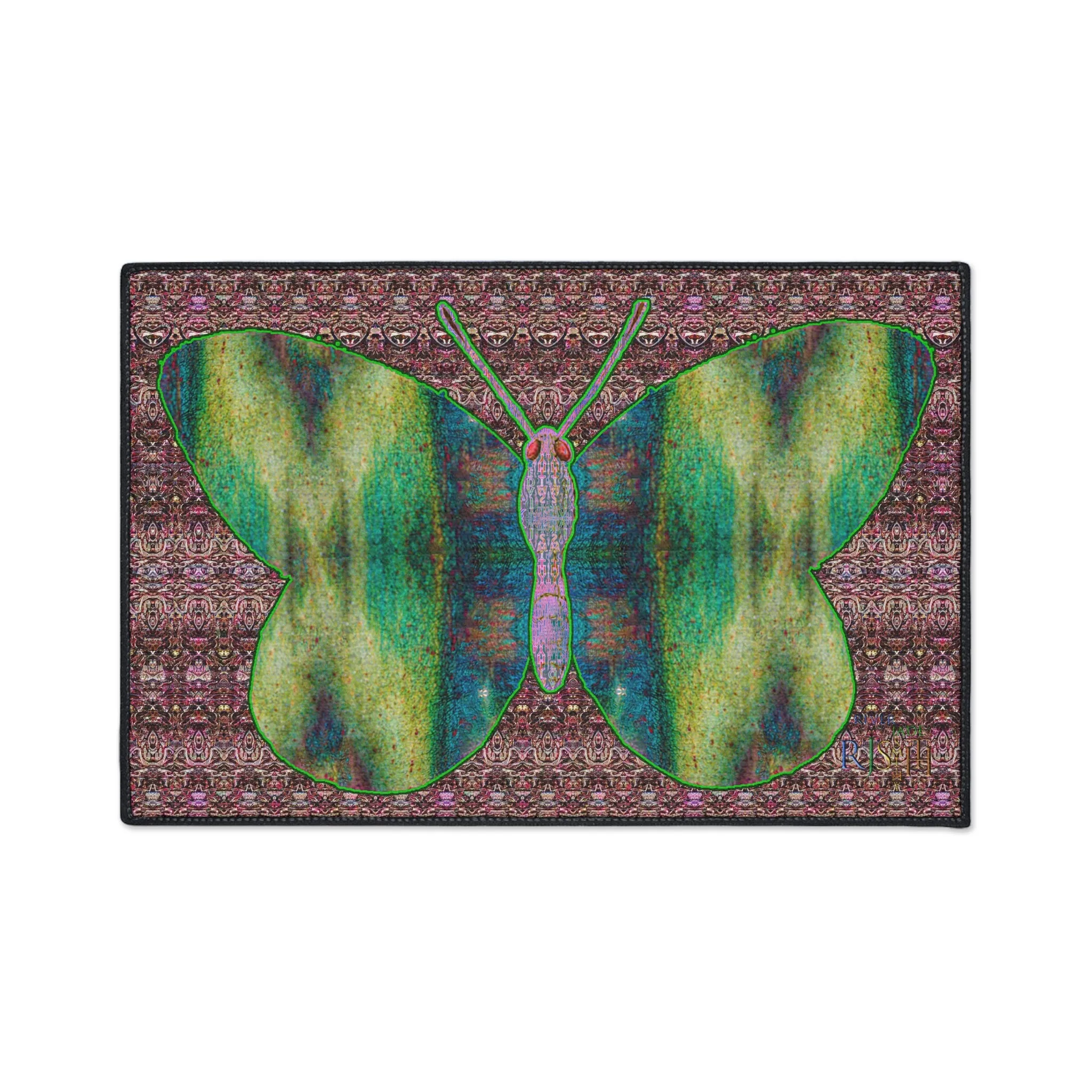 Heavy Duty Floor Mat (Butterfly Glade Denizen & Samhain Dream Thaw 14 & Purple Logo@Alchemic) RJSTH@Fabric#4_12 of 15 RJSTHw2025 RJS