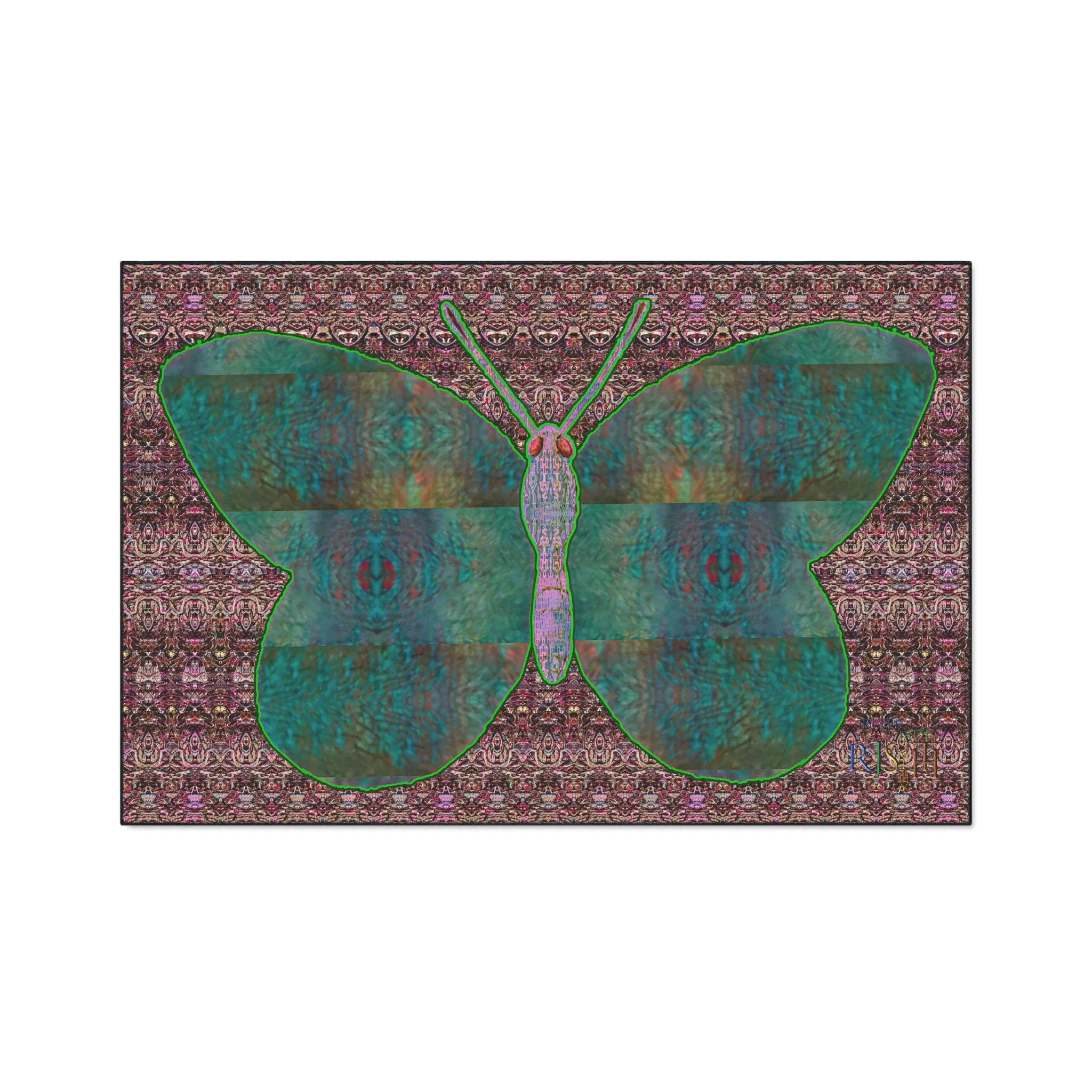 Heavy Duty Floor Mat (Butterfly Glade Denizen & Samhain Dream Thaw 14 & Purple Logo@Alchemic) RJSTH@Fabric#4_15 of 15 RJSTHw2025 RJS