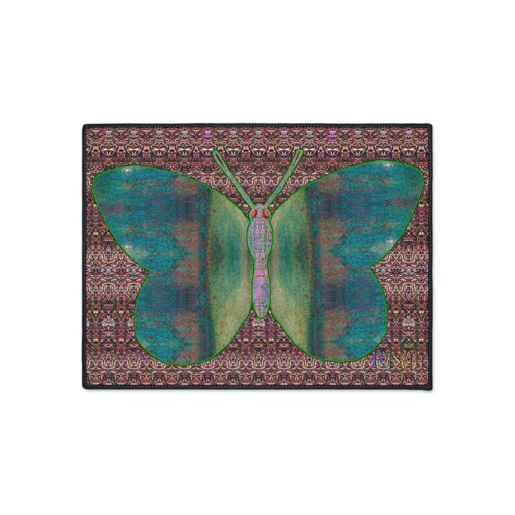 Heavy Duty Floor Mat (Butterfly Glade Denizen & Samhain Dream Thaw 14 & Purple Logo@Alchemic) RJSTH@Fabric#4_8 of 15 RJSTHw2025 RJS