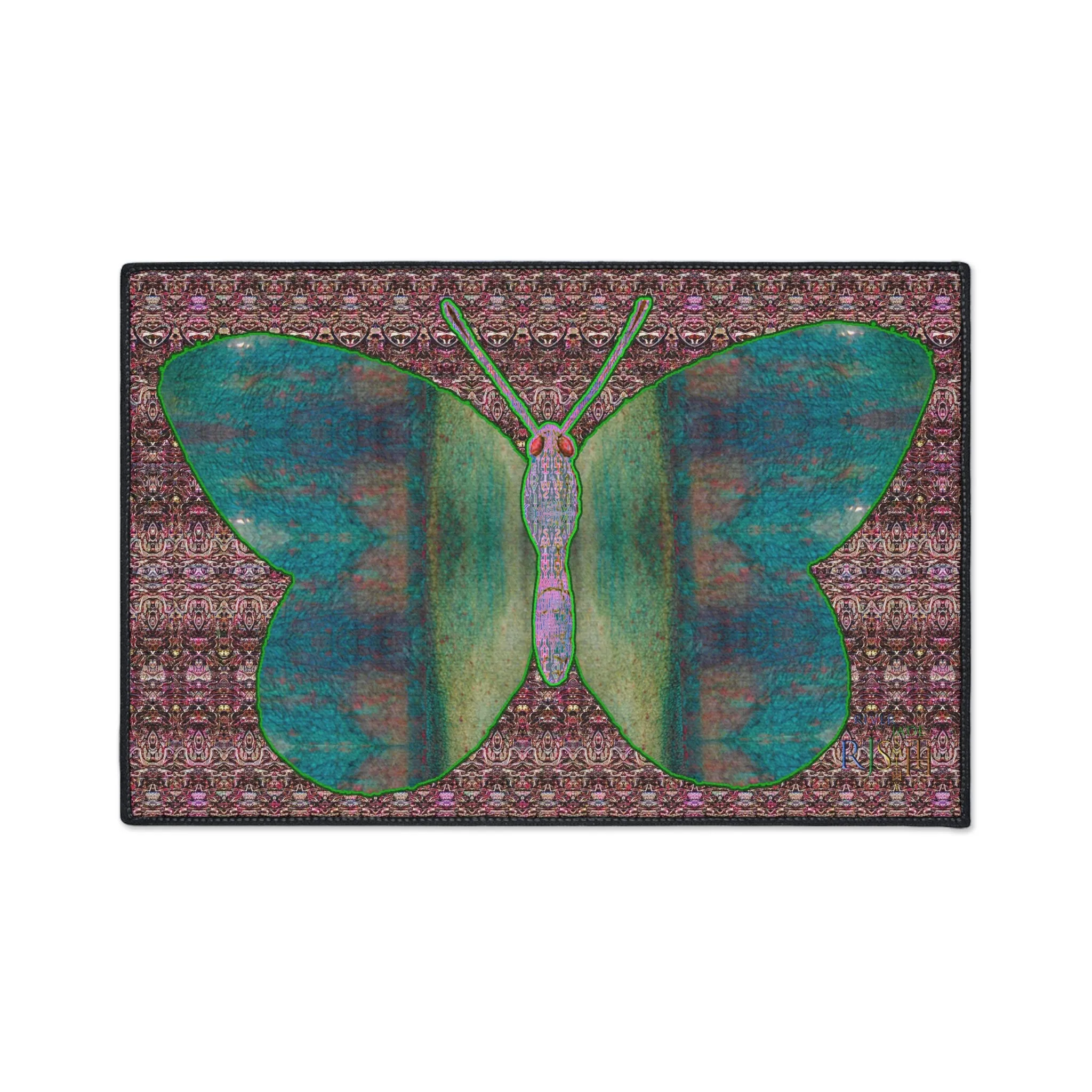 Heavy Duty Floor Mat (Butterfly Glade Denizen & Samhain Dream Thaw 14 & Purple Logo@Alchemic) RJSTH@Fabric#4_8 of 15 RJSTHw2025 RJS