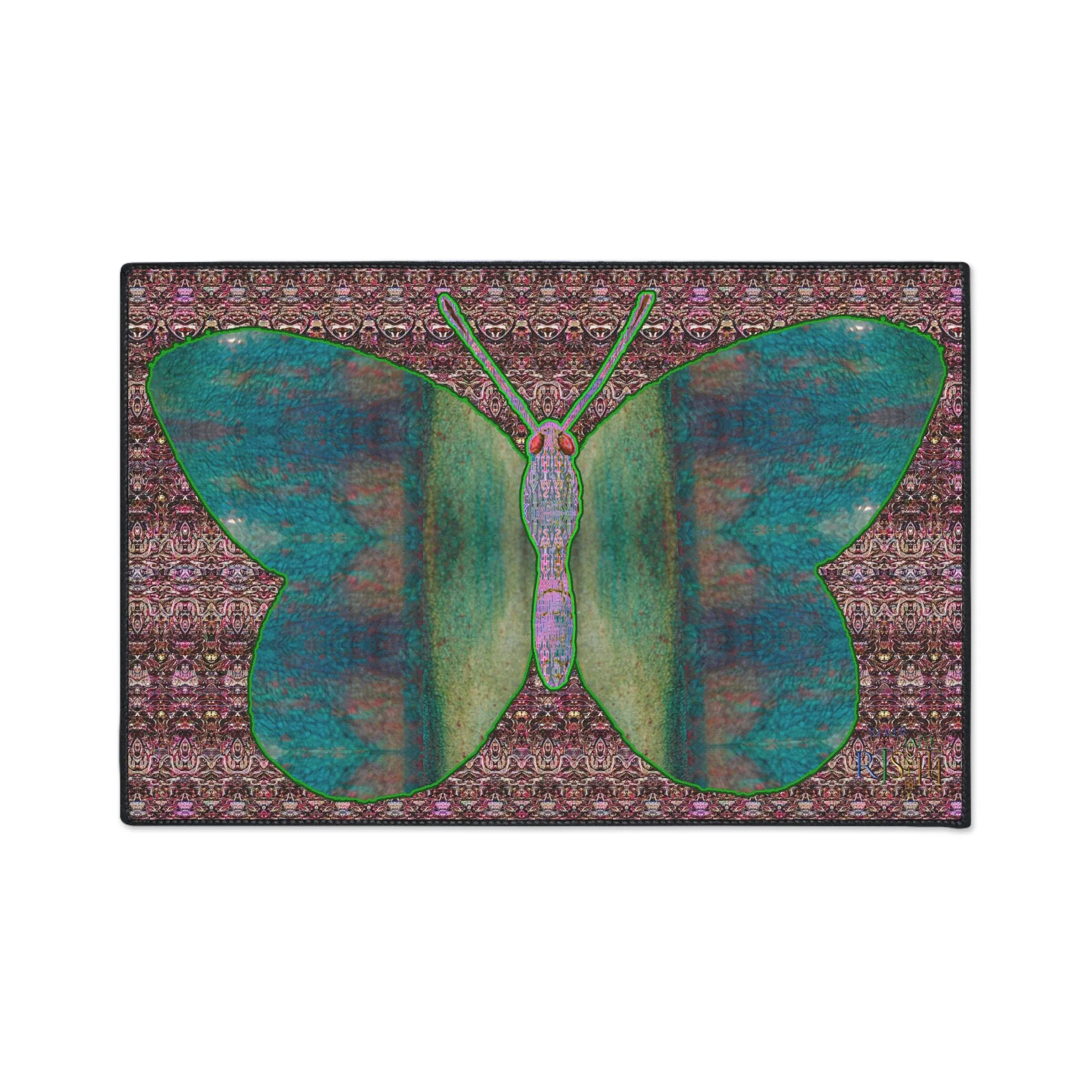 Heavy Duty Floor Mat (Butterfly Glade Denizen & Samhain Dream Thaw 14 & Purple Logo@Alchemic) RJSTH@Fabric#4_8 of 15 RJSTHw2025 RJS