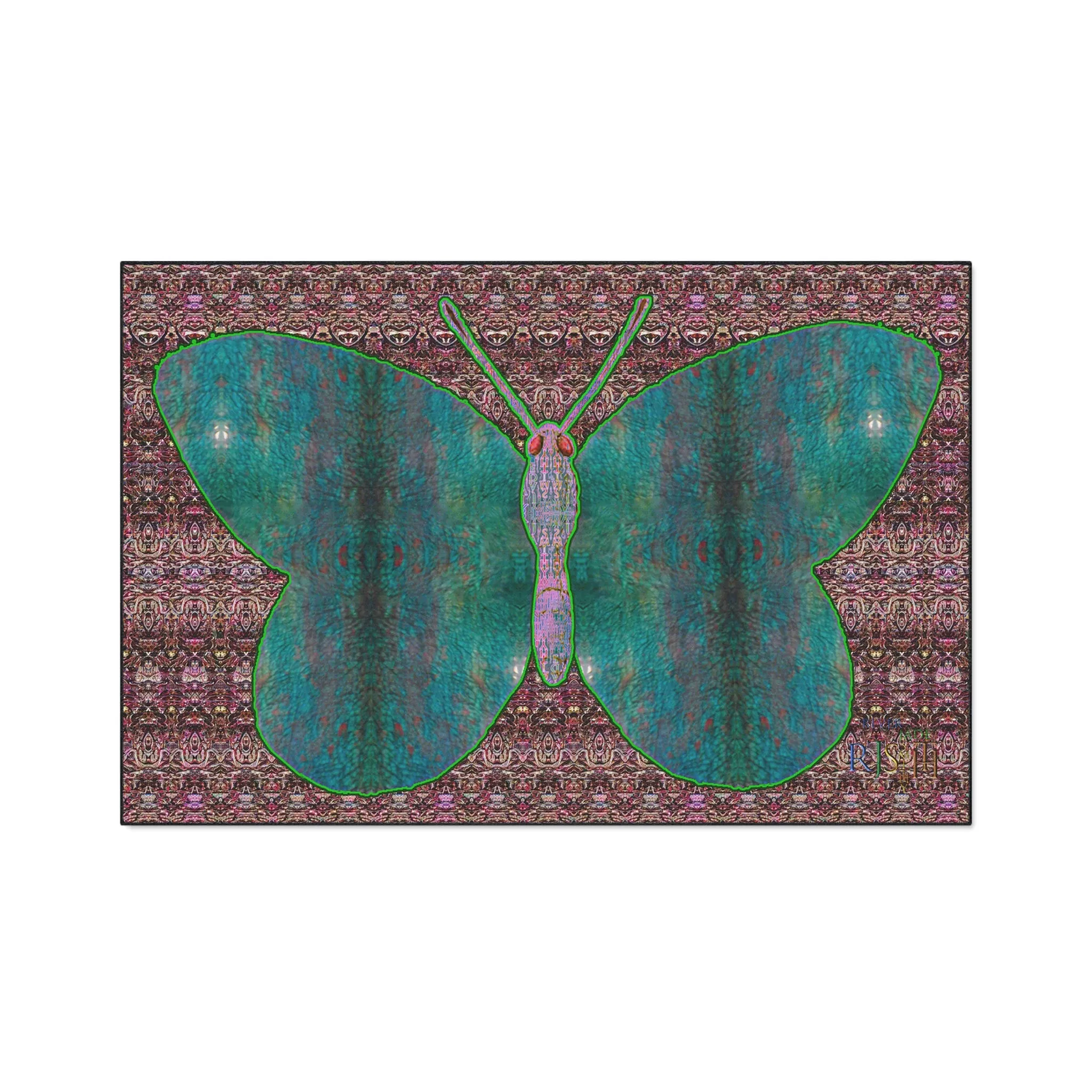 Heavy Duty Floor Mat (Butterfly Glade Denizen & Samhain Dream Thaw 14 & Purple Logo@Alchemic) RJSTH@Fabric#4_9 of 15 RJSTHw2025 RJS