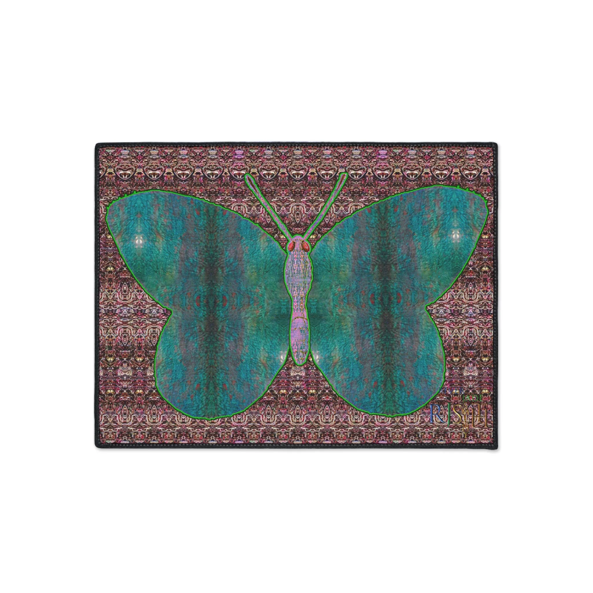 Heavy Duty Floor Mat (Butterfly Glade Denizen & Samhain Dream Thaw 14 & Purple Logo@Alchemic) RJSTH@Fabric#4_9 of 15 RJSTHw2025 RJS