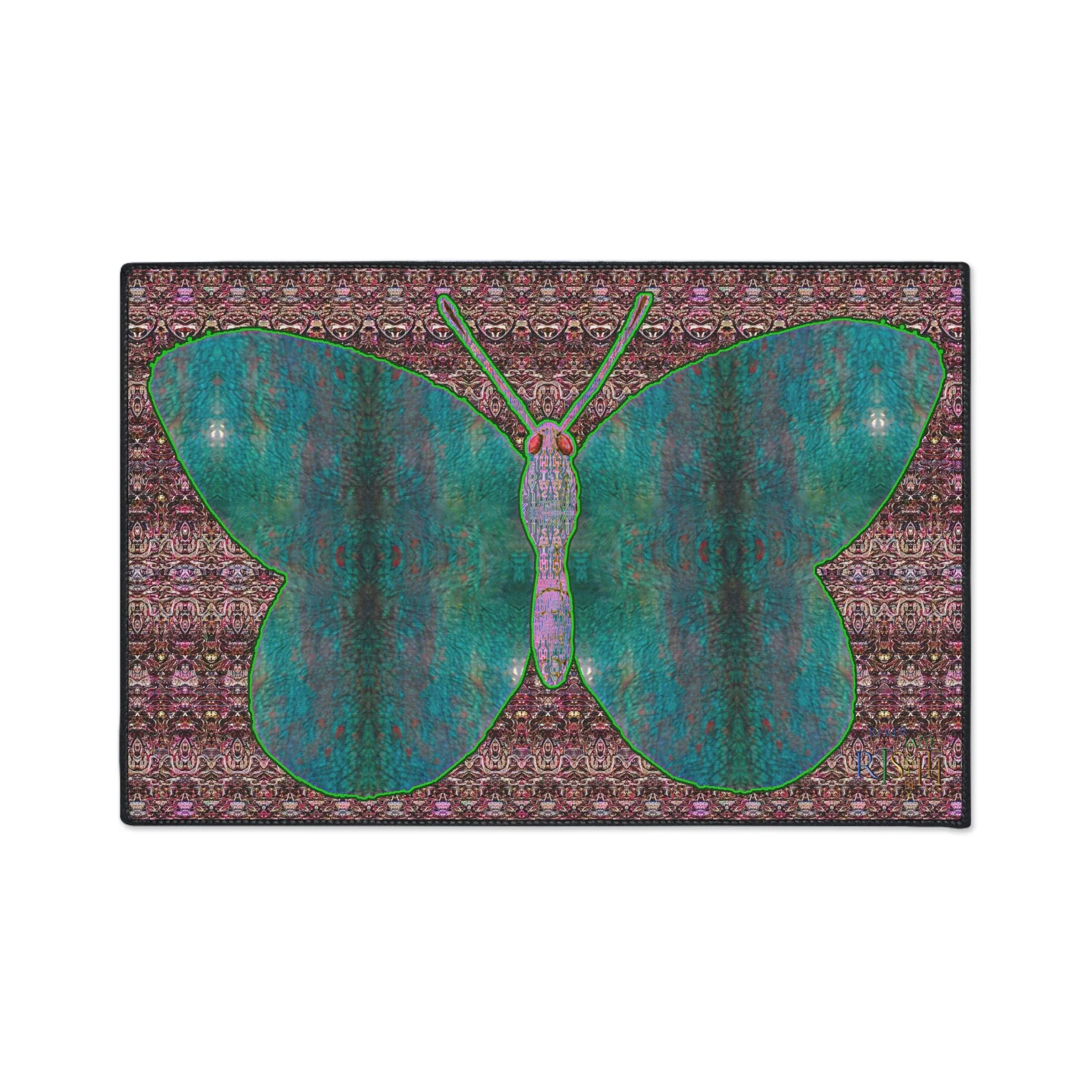 Heavy Duty Floor Mat (Butterfly Glade Denizen & Samhain Dream Thaw 14 & Purple Logo@Alchemic) RJSTH@Fabric#4_9 of 15 RJSTHw2025 RJS