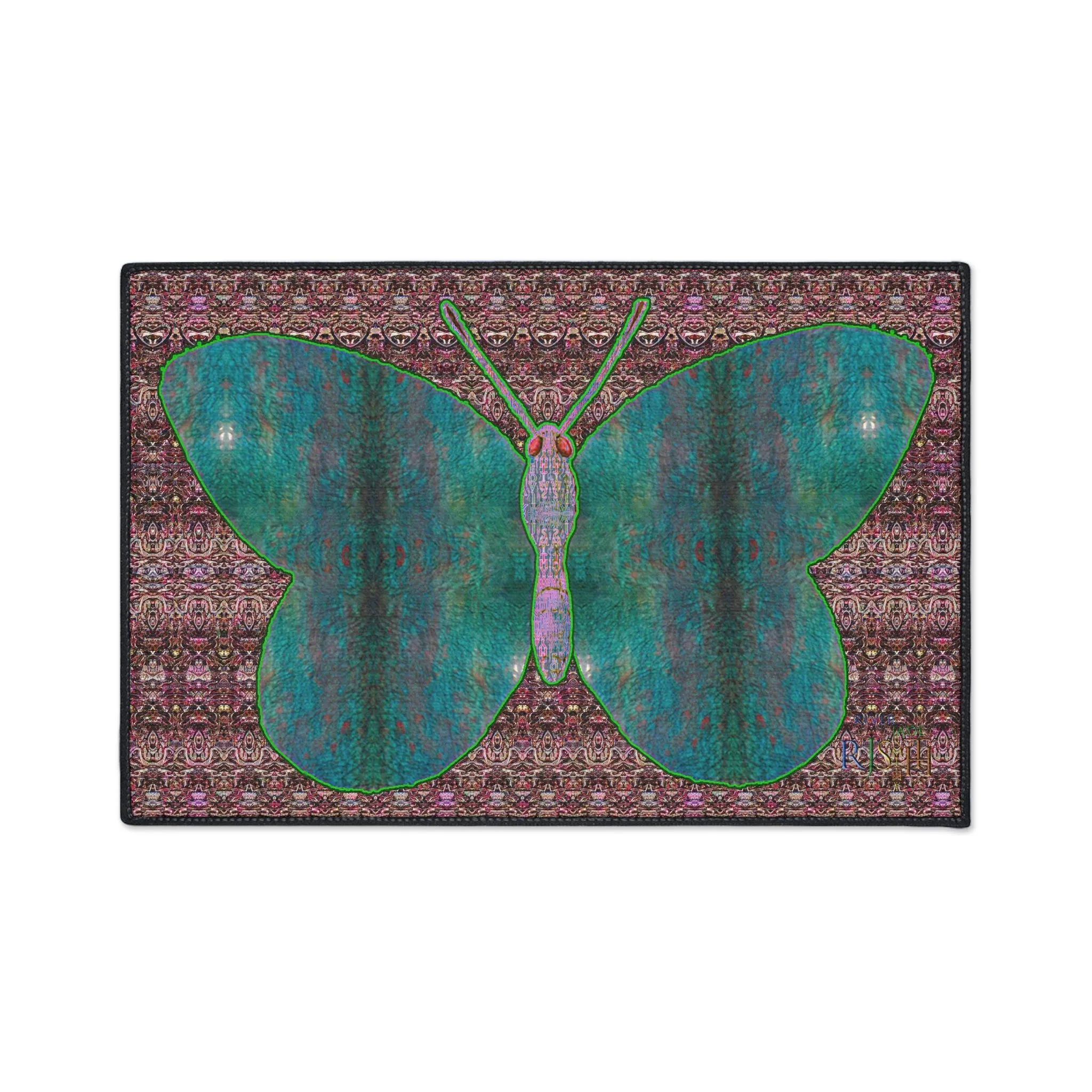 Heavy Duty Floor Mat (Butterfly Glade Denizen & Samhain Dream Thaw 14 & Purple Logo@Alchemic) RJSTH@Fabric#4_9 of 15 RJSTHw2025 RJS