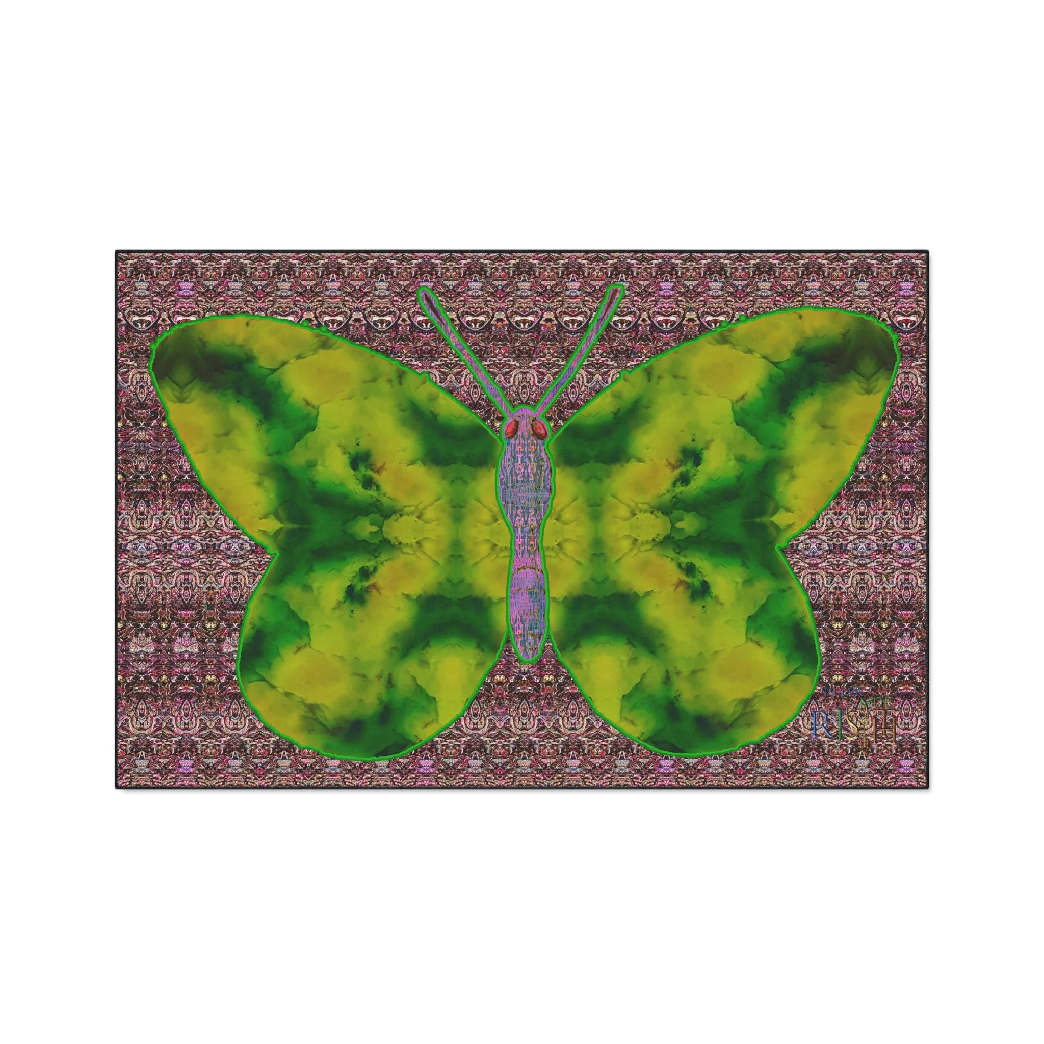Heavy Duty Floor Mat (Butterfly Glade Denizen & Samhain Dream Thaw 14 & Purple Logo@Alchemic) RJSTH@Fabric#5_10 of 18 RJSTHw2025 RJS