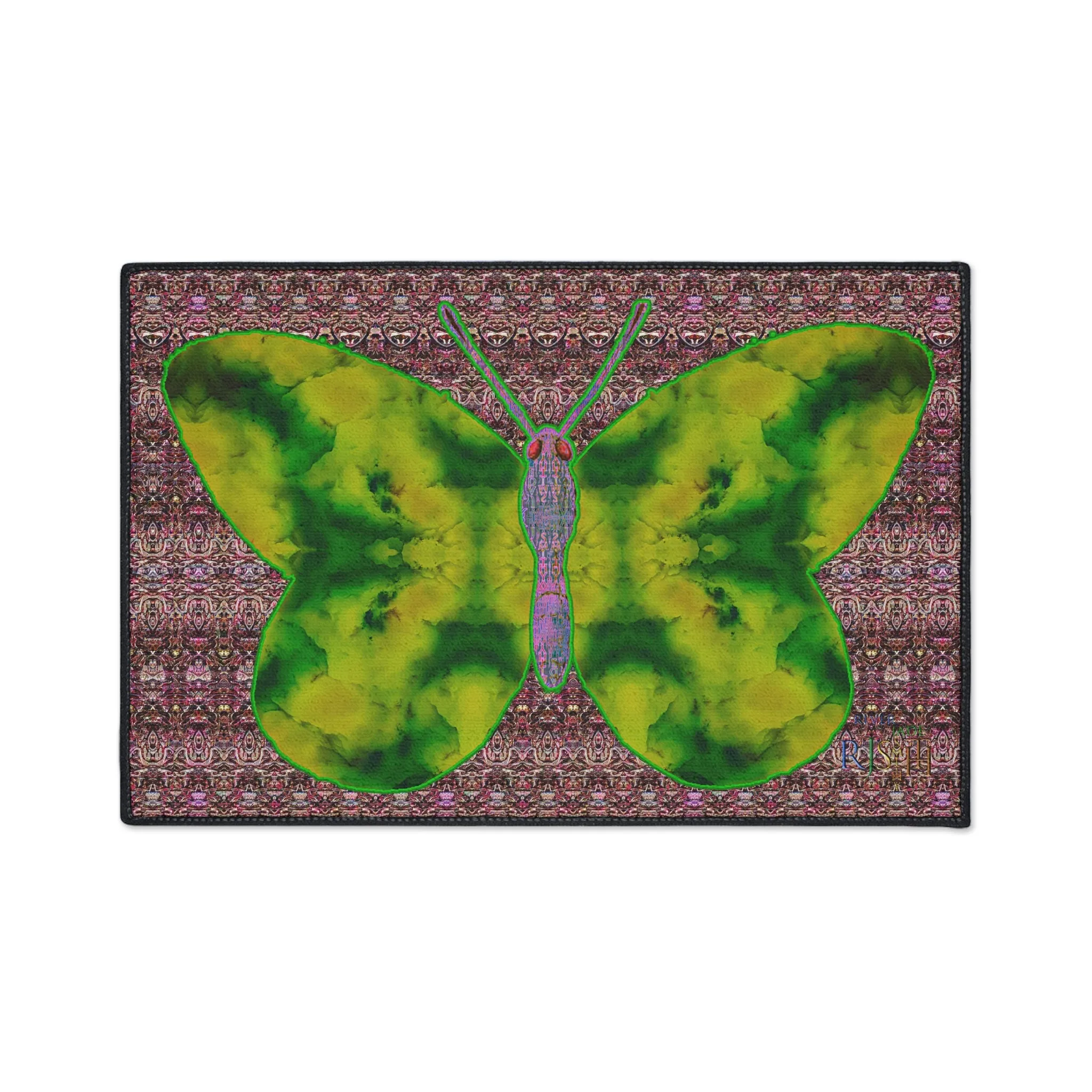 Heavy Duty Floor Mat (Butterfly Glade Denizen & Samhain Dream Thaw 14 & Purple Logo@Alchemic) RJSTH@Fabric#5_10 of 18 RJSTHw2025 RJS