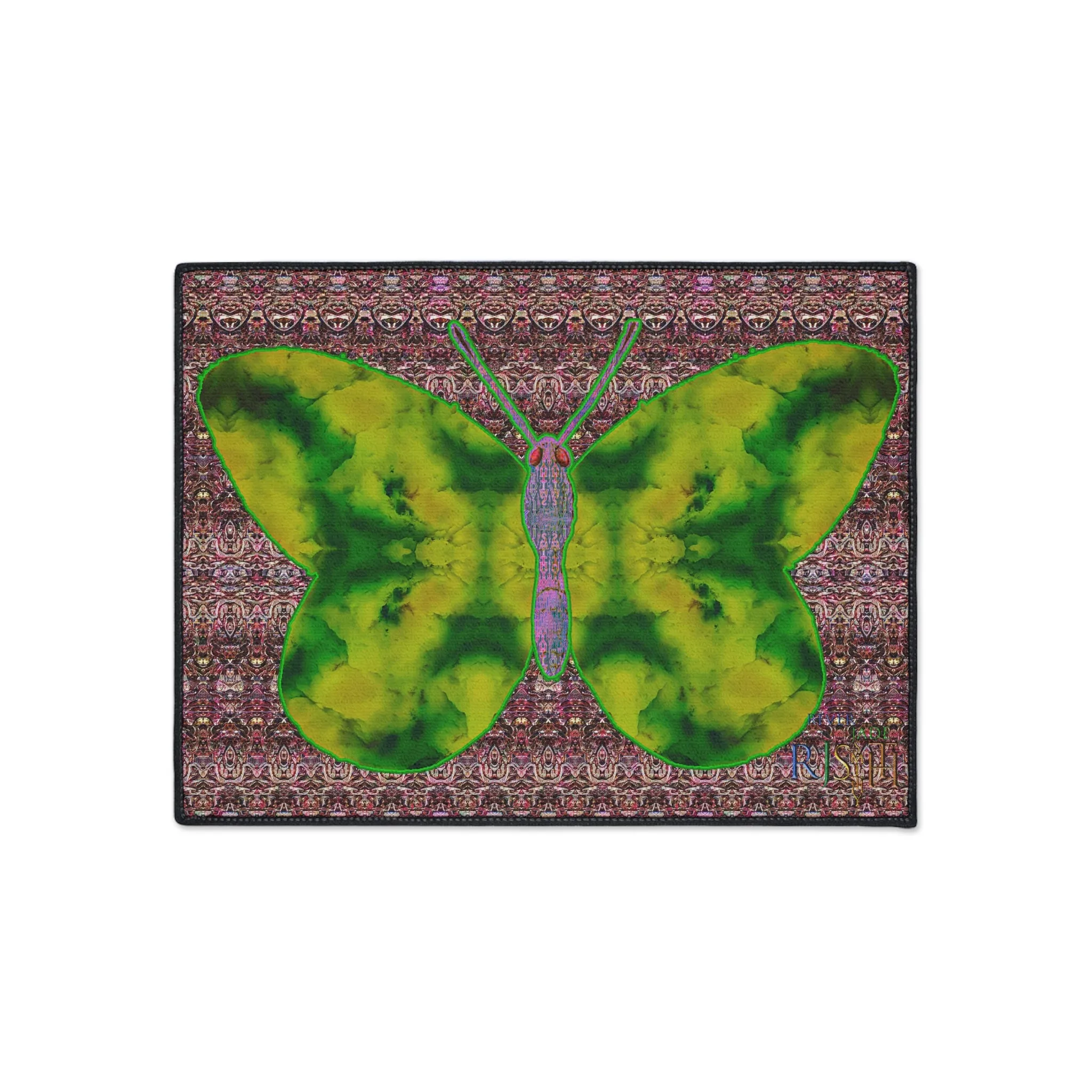 Heavy Duty Floor Mat (Butterfly Glade Denizen & Samhain Dream Thaw 14 & Purple Logo@Alchemic) RJSTH@Fabric#5_10 of 18 RJSTHw2025 RJS