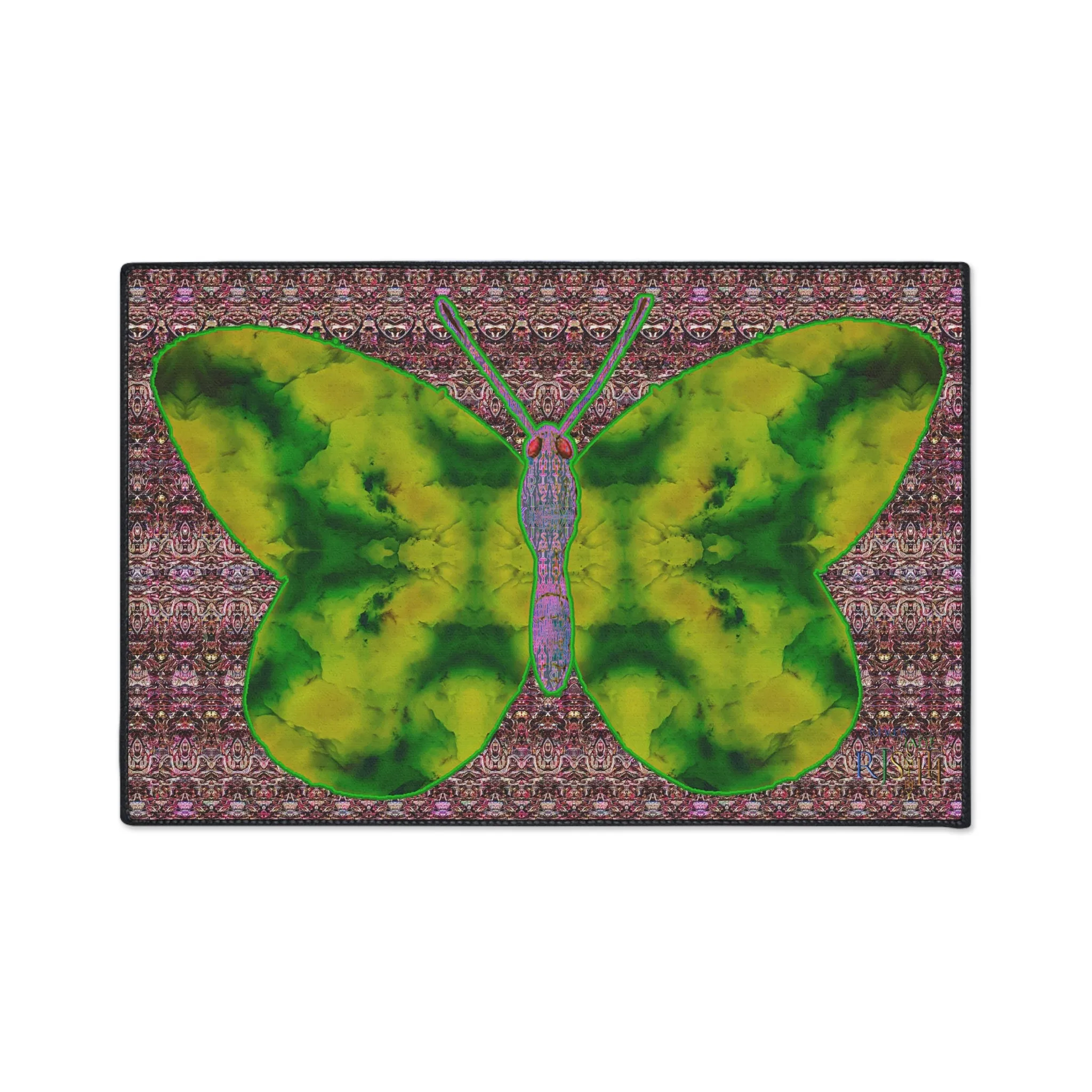 Heavy Duty Floor Mat (Butterfly Glade Denizen & Samhain Dream Thaw 14 & Purple Logo@Alchemic) RJSTH@Fabric#5_10 of 18 RJSTHw2025 RJS