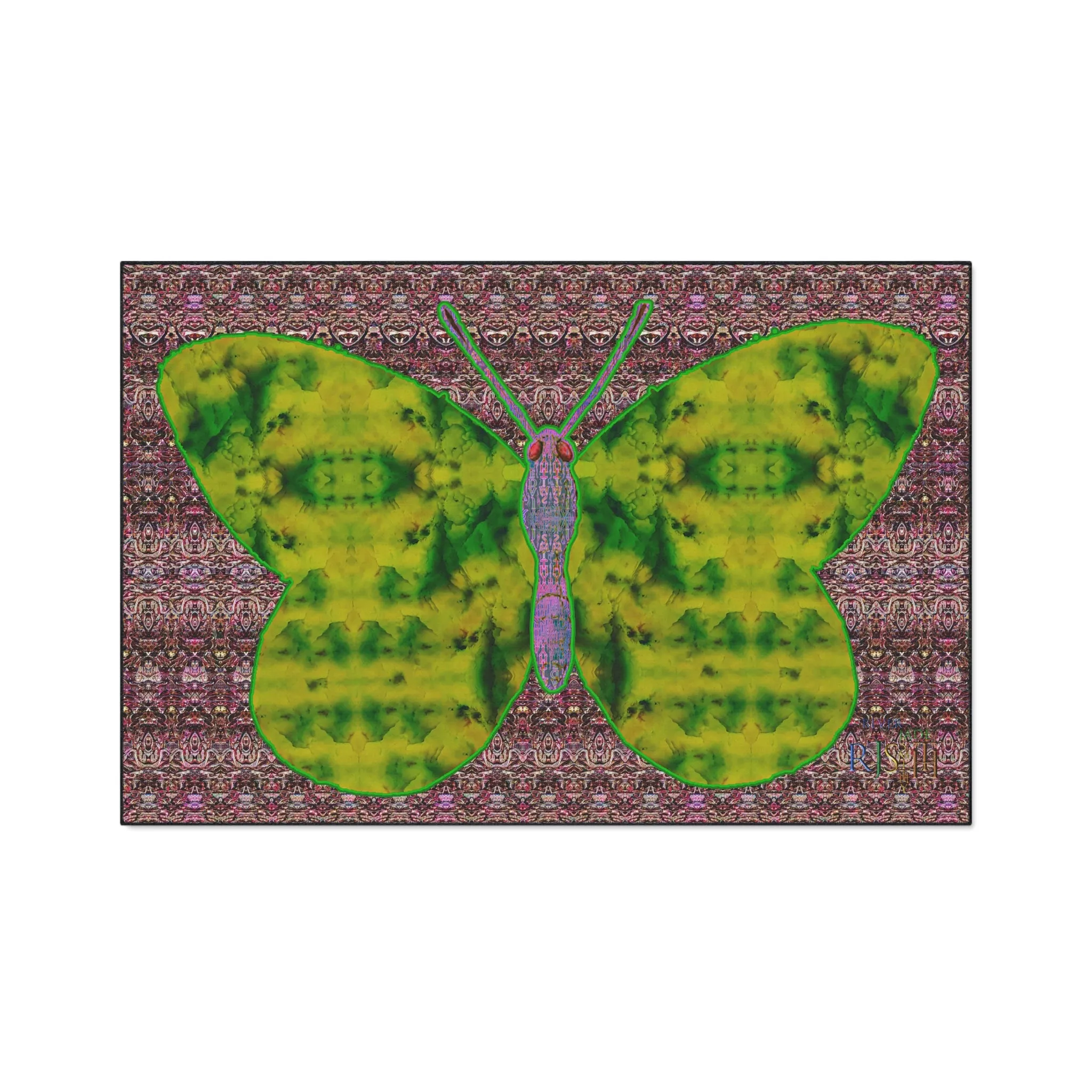 Heavy Duty Floor Mat (Butterfly Glade Denizen & Samhain Dream Thaw 14 & Purple Logo@Alchemic) RJSTH@Fabric#5_8 of 18 RJSTHw2025 RJS