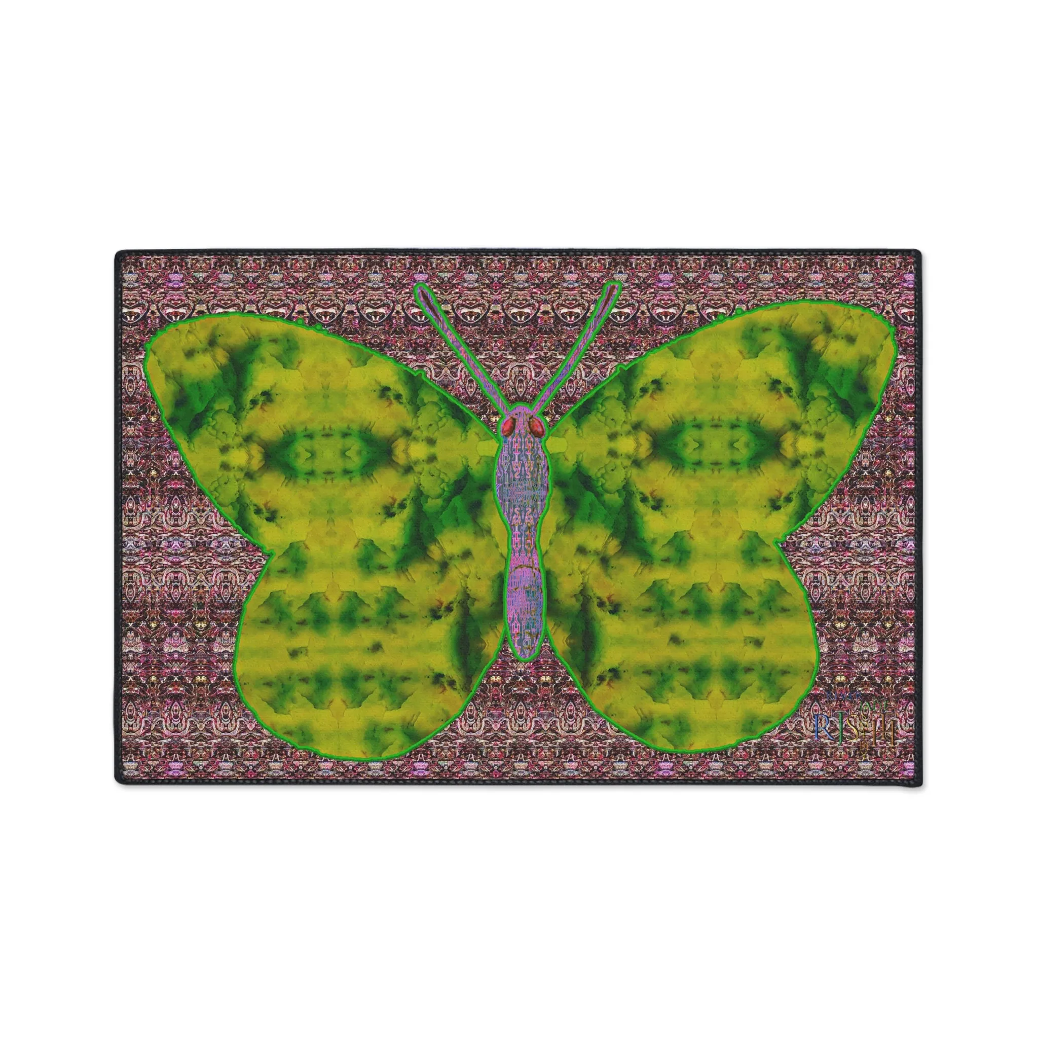 Heavy Duty Floor Mat (Butterfly Glade Denizen & Samhain Dream Thaw 14 & Purple Logo@Alchemic) RJSTH@Fabric#5_8 of 18 RJSTHw2025 RJS