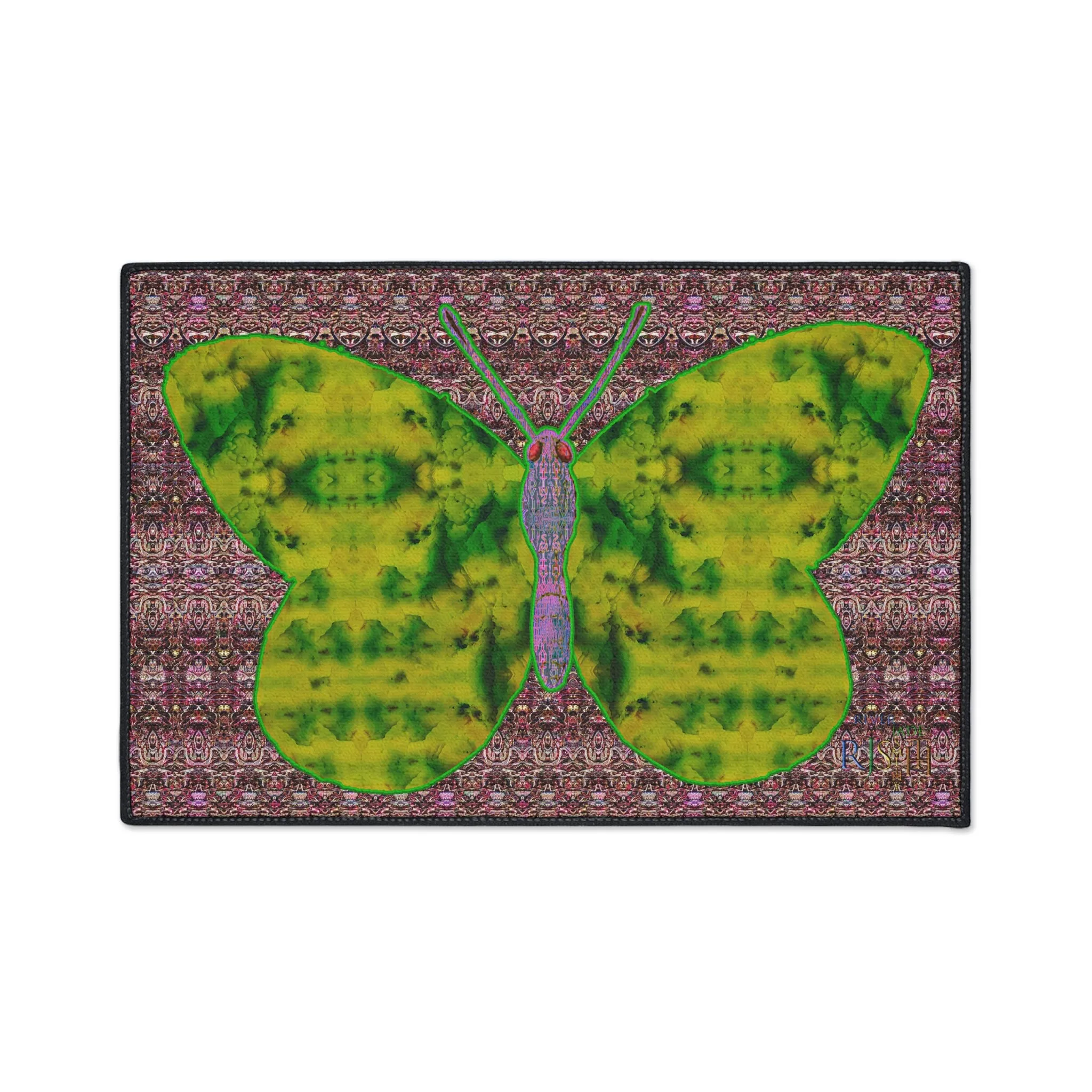 Heavy Duty Floor Mat (Butterfly Glade Denizen & Samhain Dream Thaw 14 & Purple Logo@Alchemic) RJSTH@Fabric#5_8 of 18 RJSTHw2025 RJS
