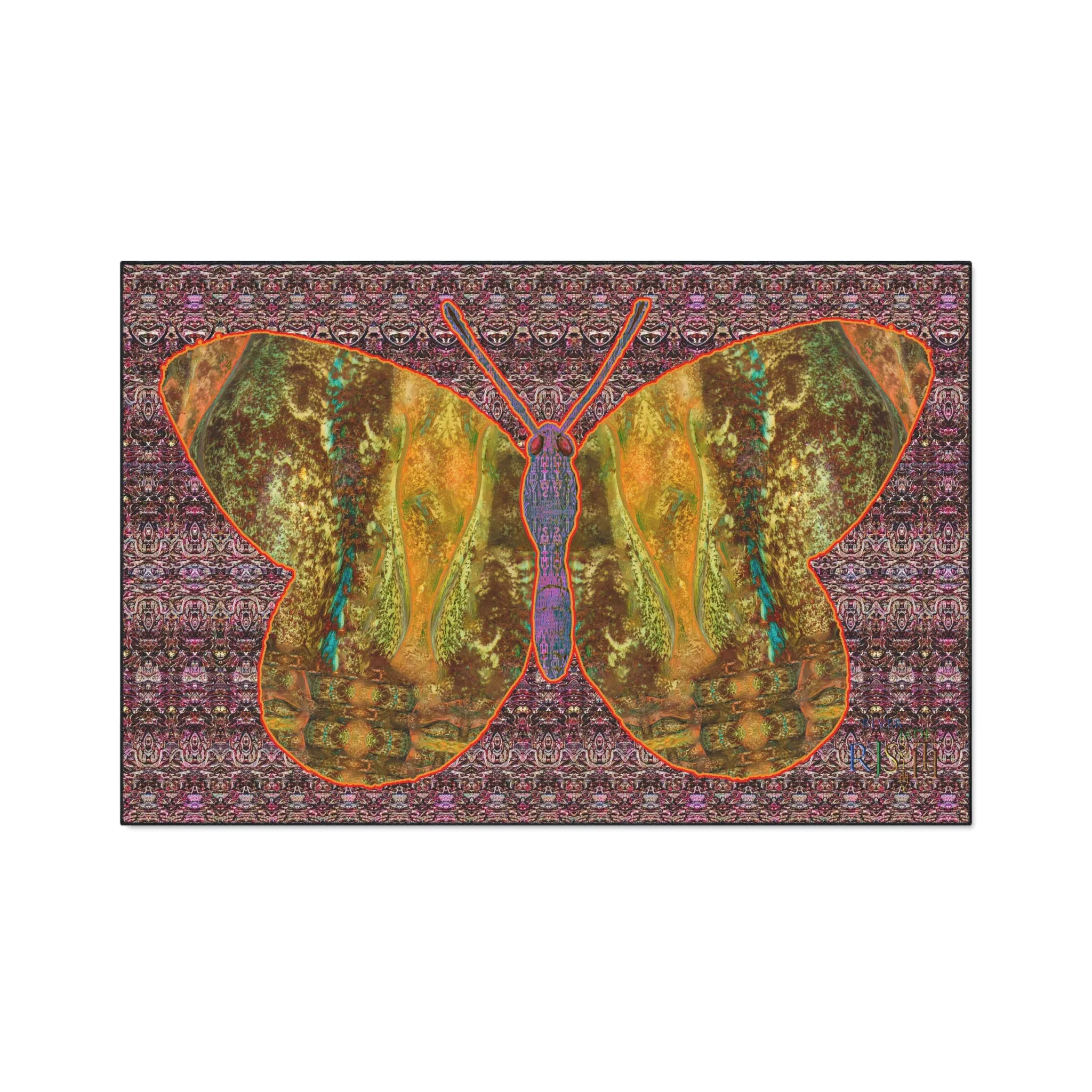 Heavy Duty Floor Mat (Butterfly Glade Denizen & Samhain Dream Thaw 14 & Purple Logo@Alchemic) RJSTH@Fabric#6_3 of 16 RJSTHw2025 RJS